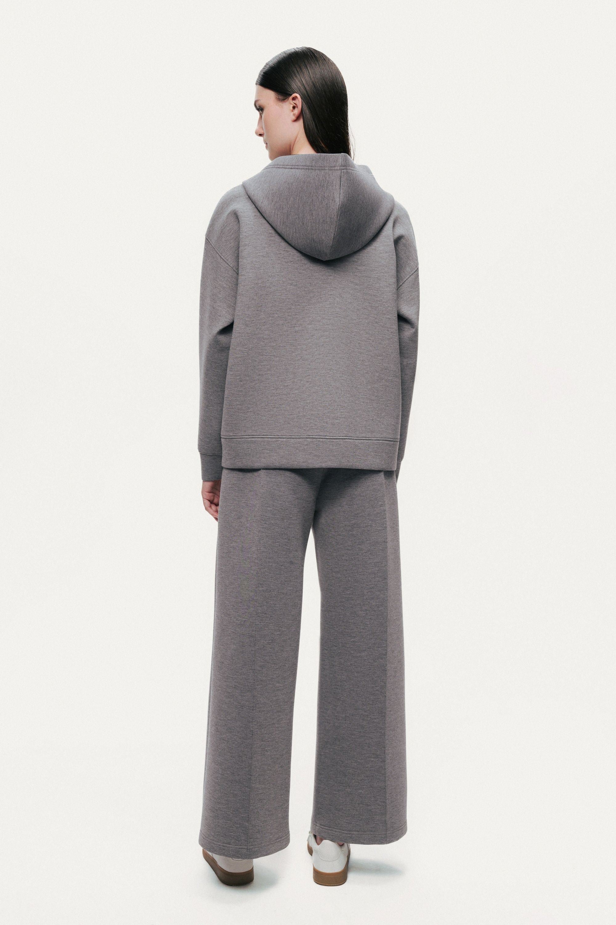 Relaxed Wide-Leg Track Pants