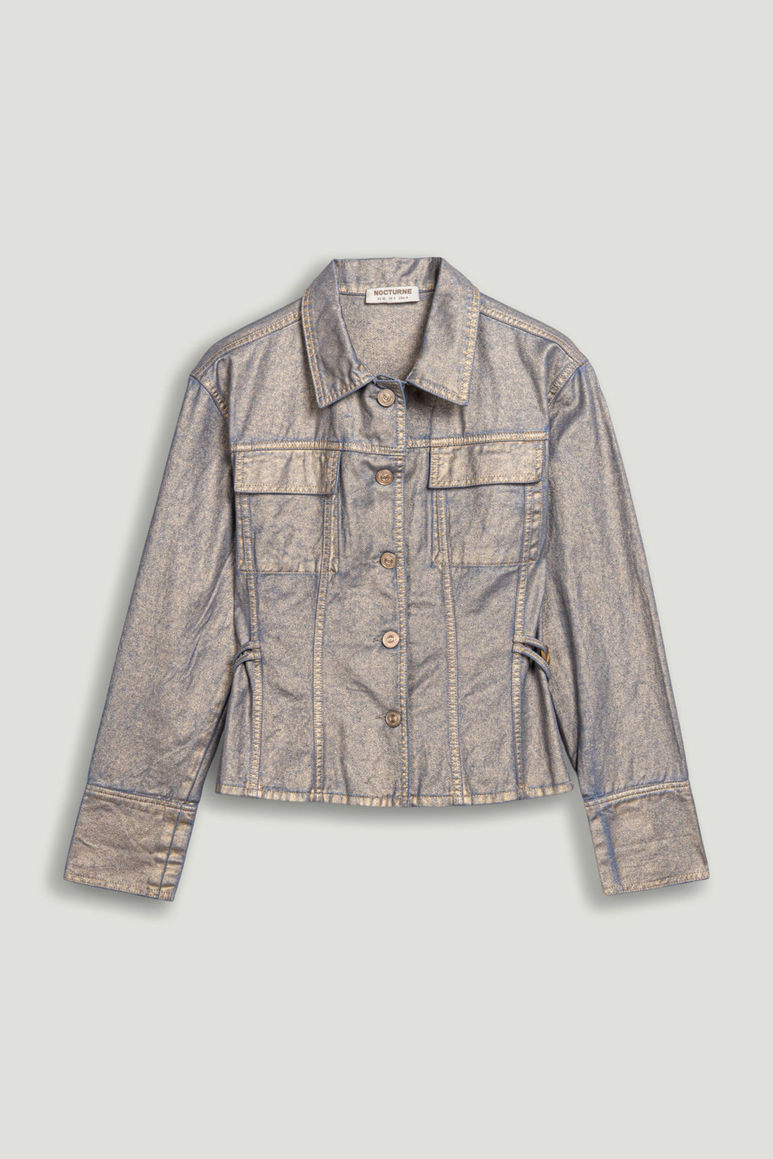 Metallic Denim Jacket