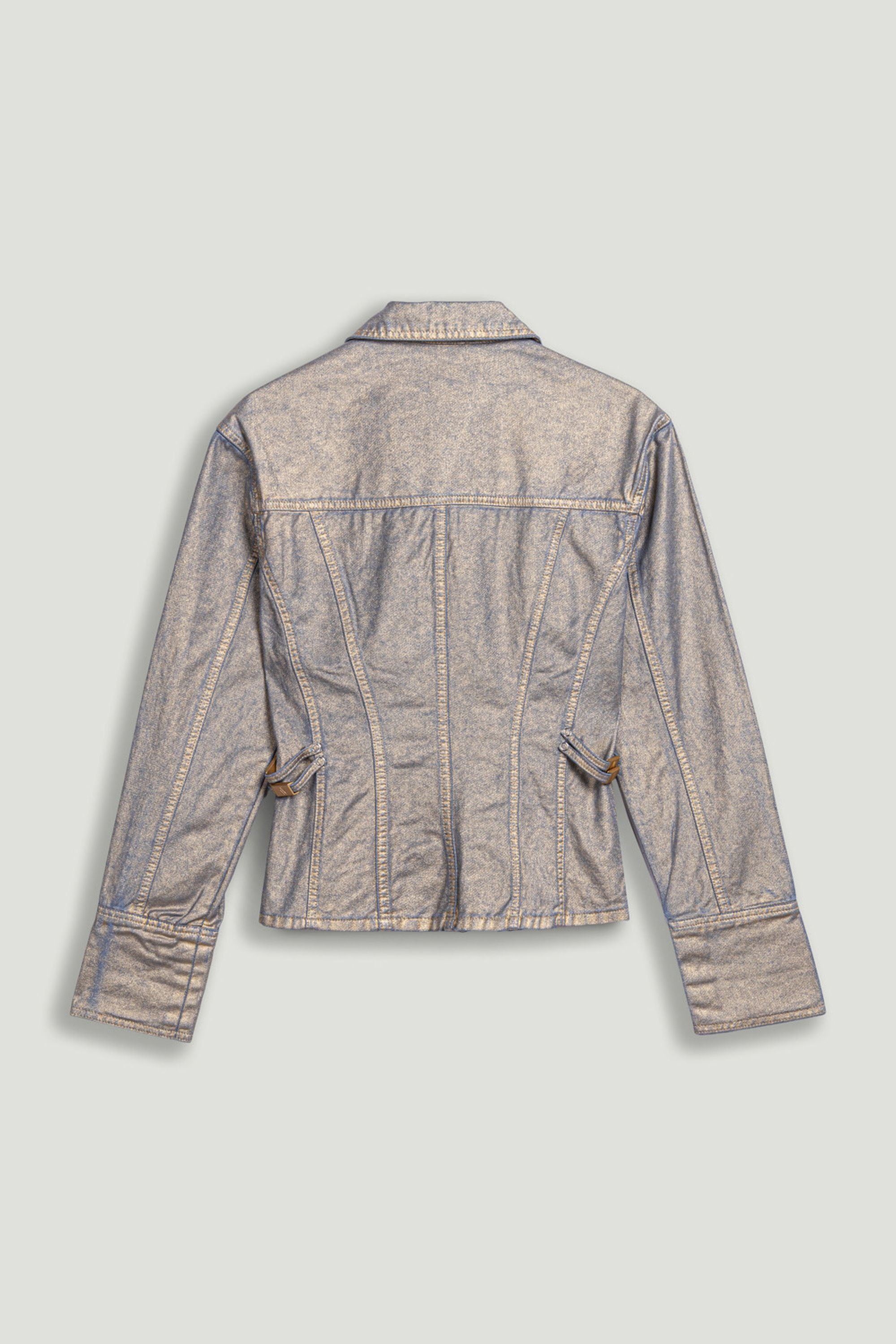 Metallic Denim Jacket