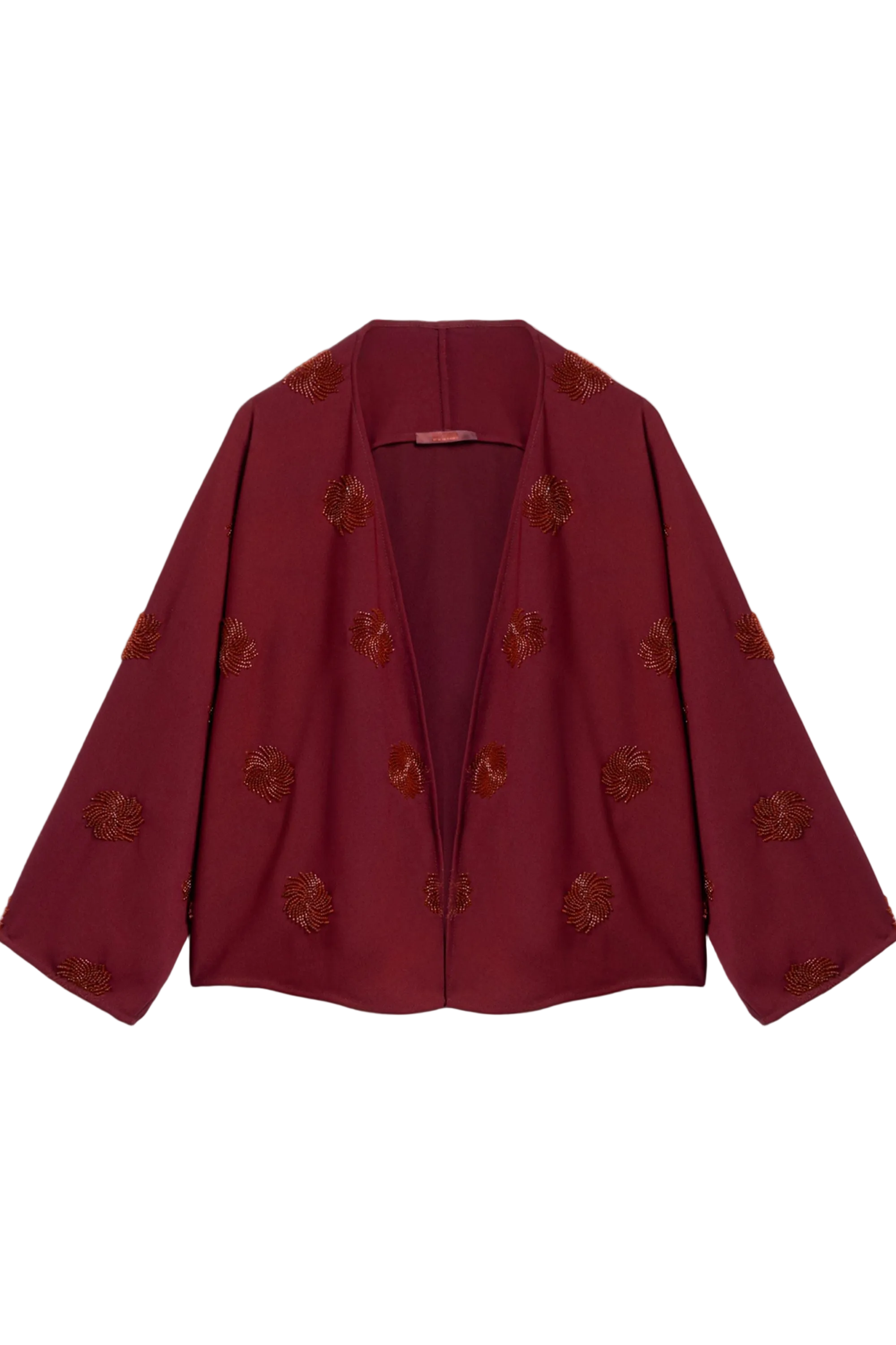 Beaded Open-Front Kimono