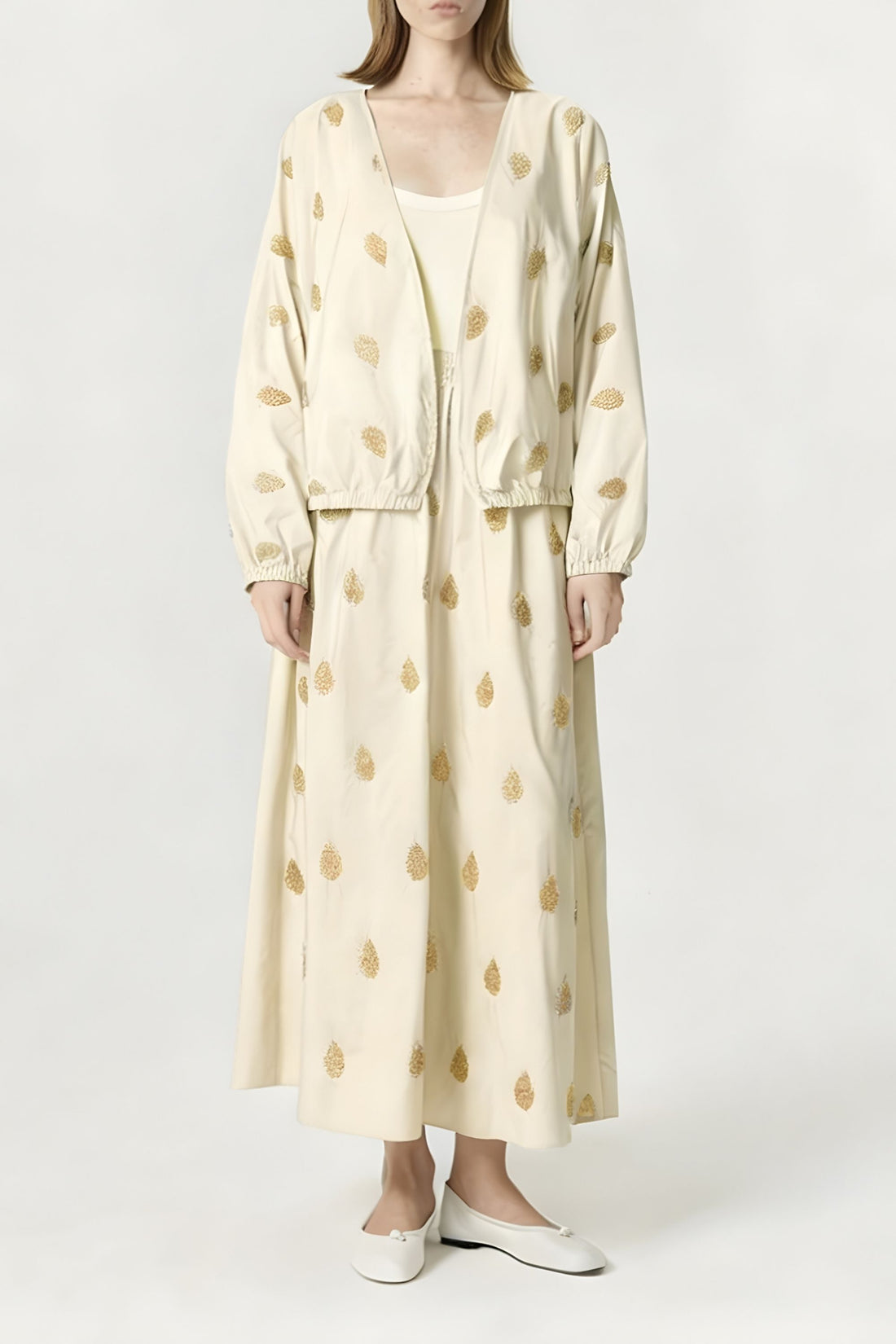 Lightweight V-Neck Printed Kimono