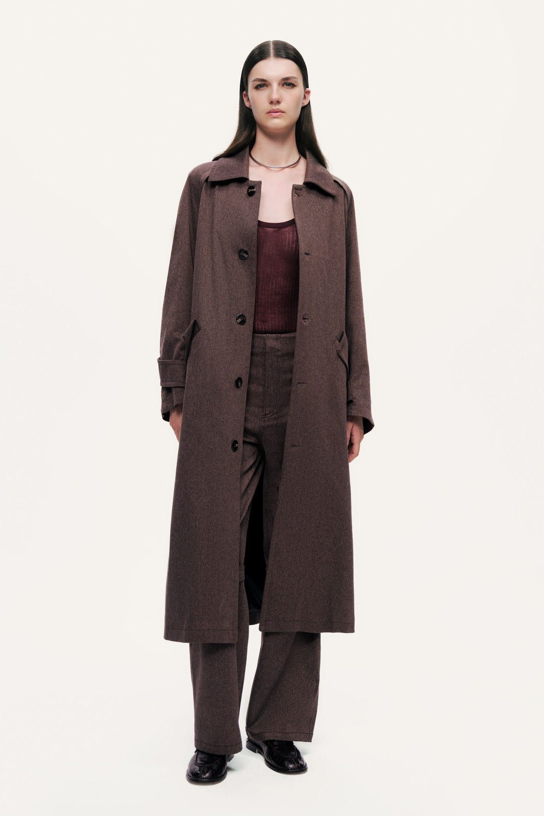 Single-Breasted Trench Coat