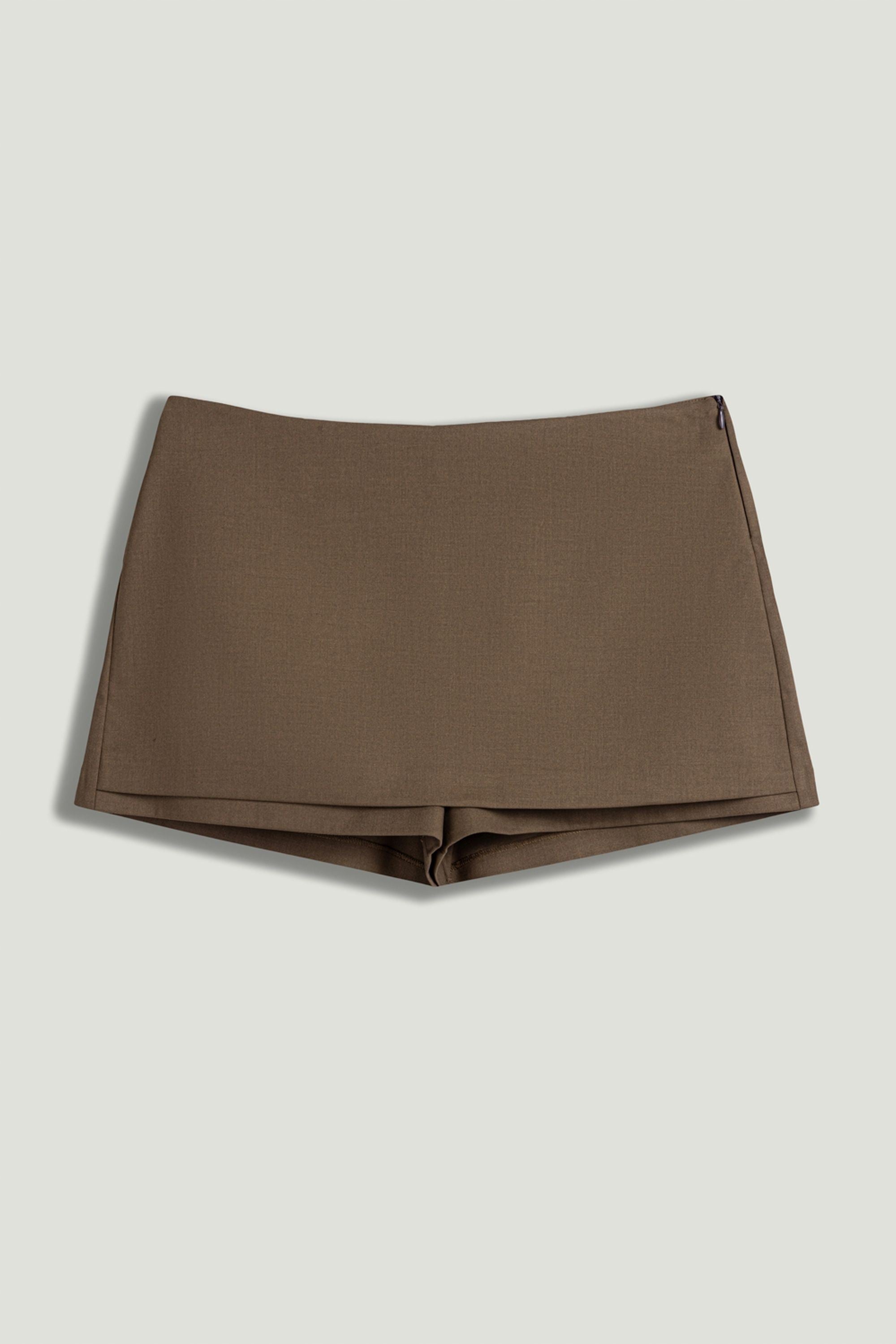 Tailored Wrap Mini Skort