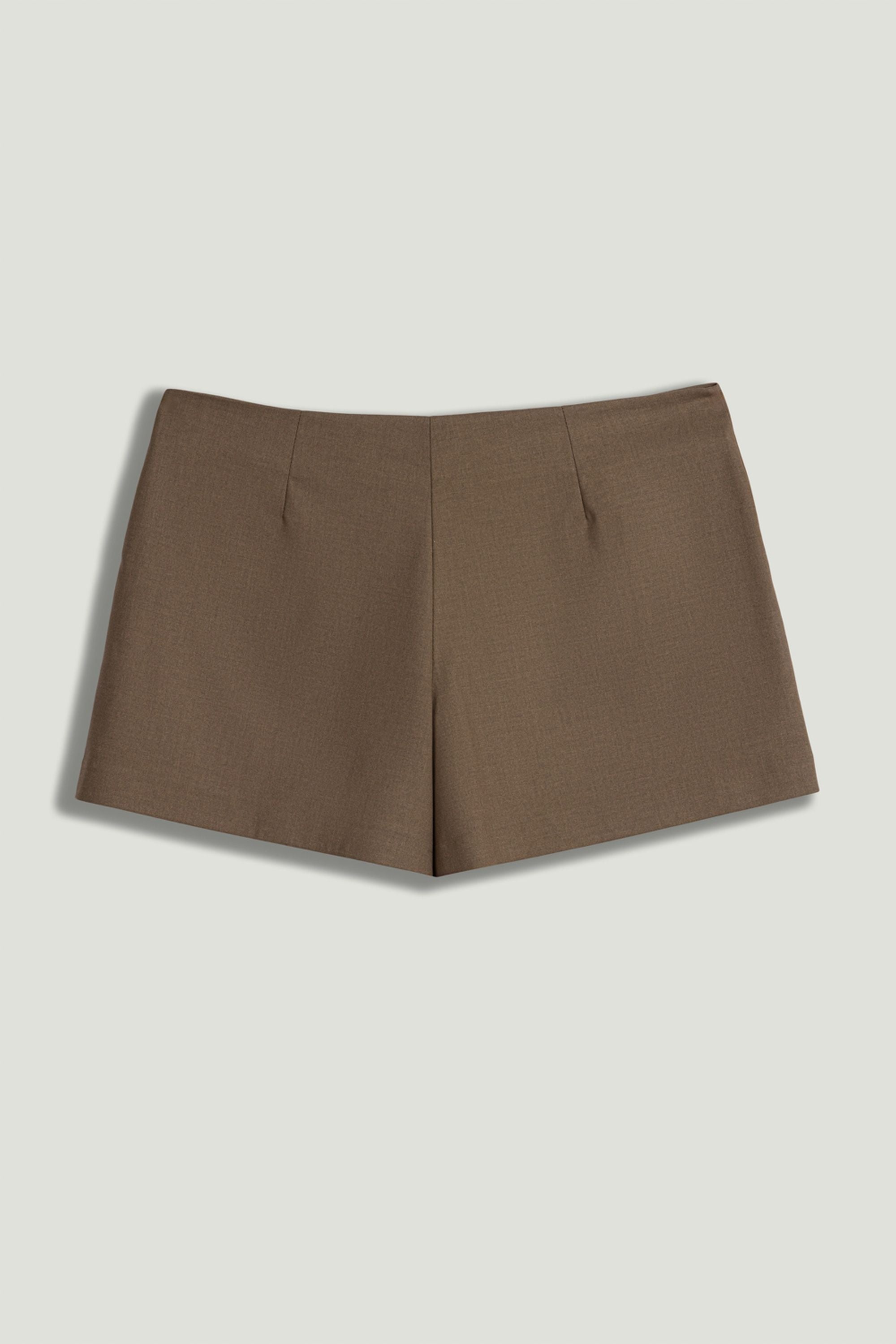 Tailored Wrap Mini Skort