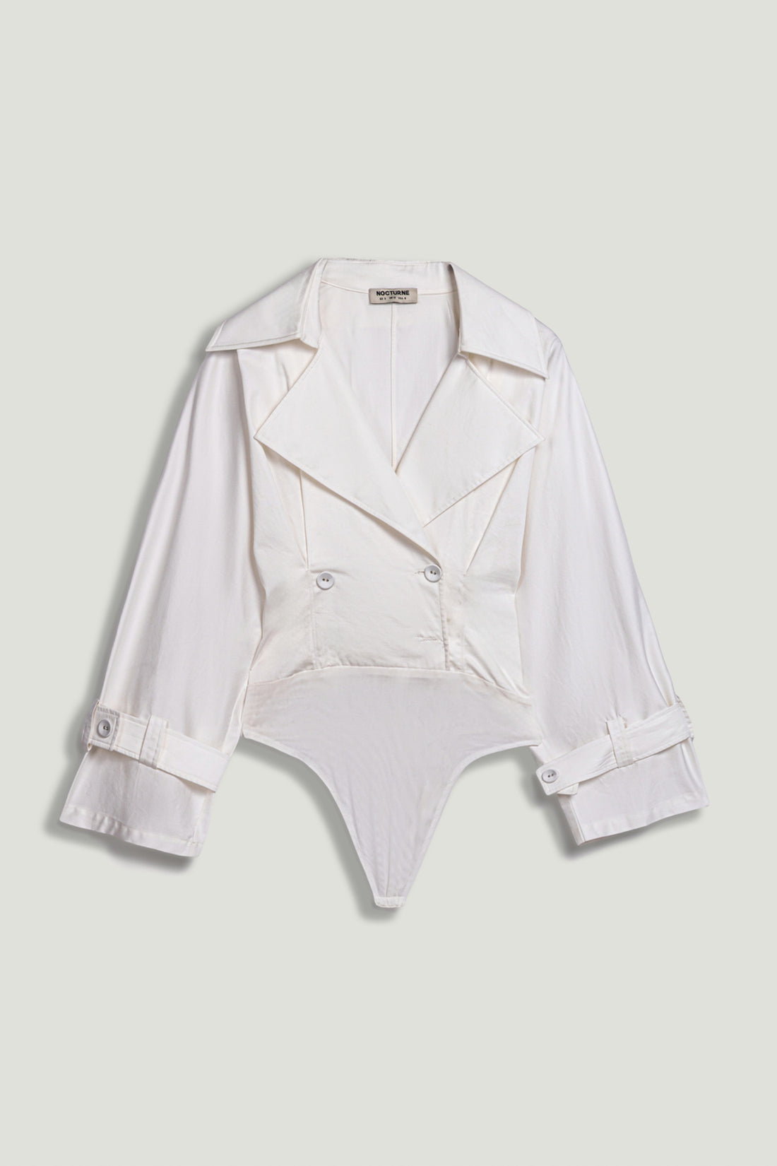 Layered Collar Wrap Bodysuit