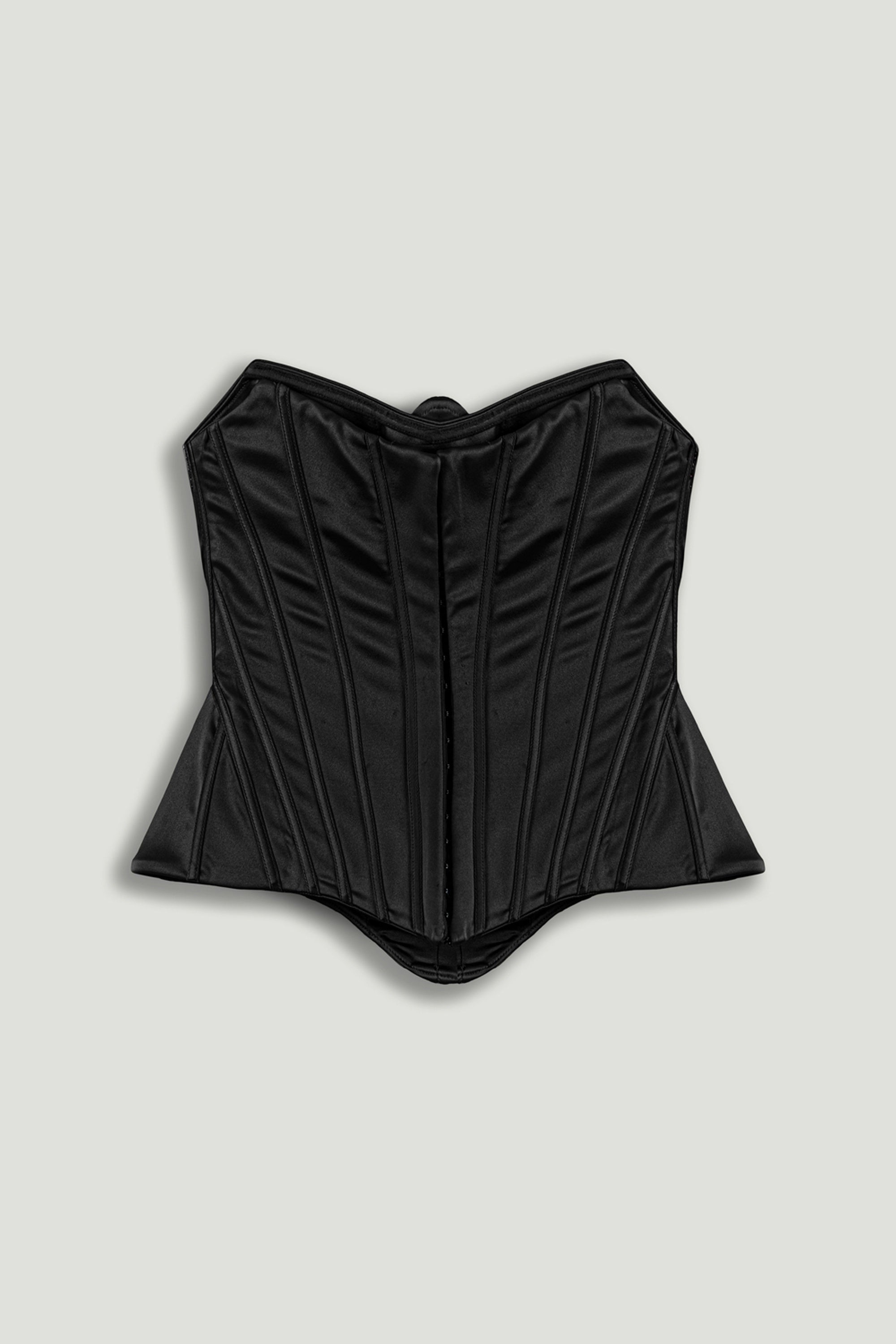 Sculpted Satin Corset Top