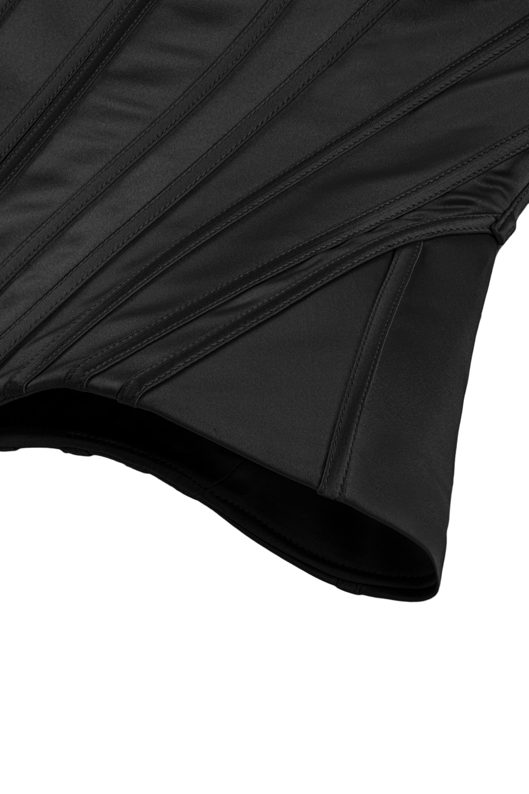 Sculpted Satin Corset Top