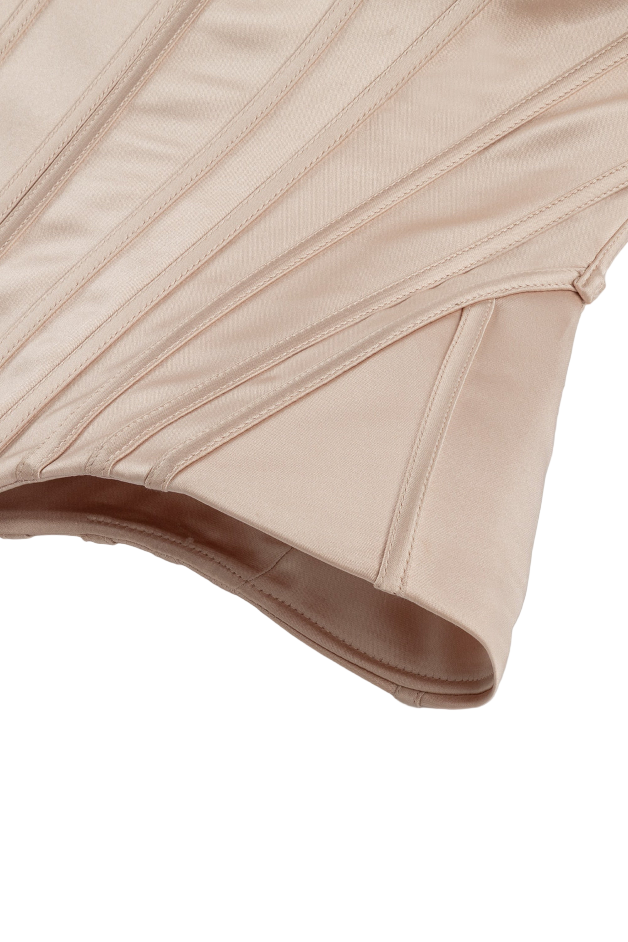 Sculpted Satin Corset Top