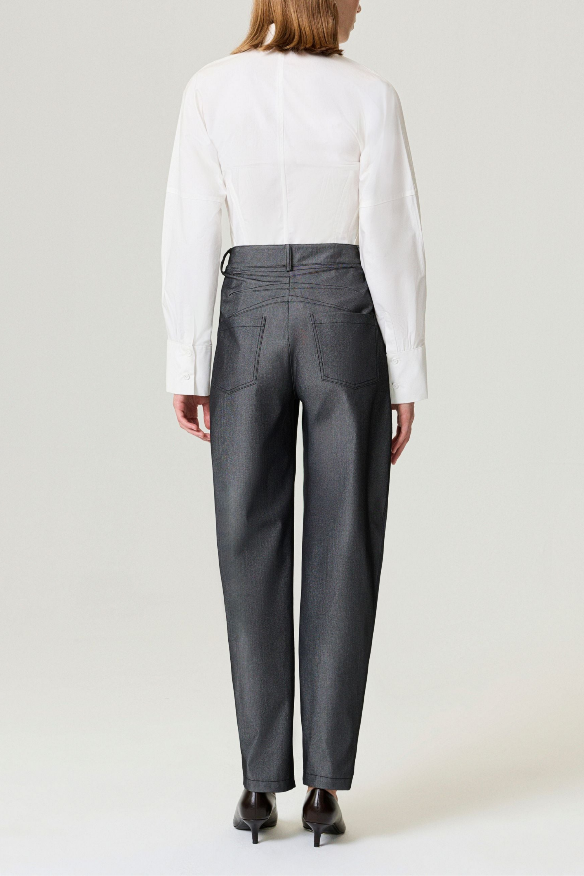 Structured Corset-Inspired Shirt