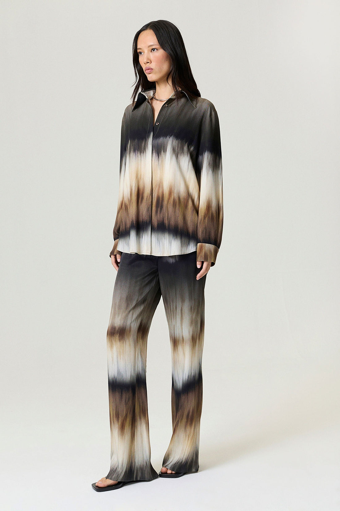 Tie-Dye Patterned Shirt