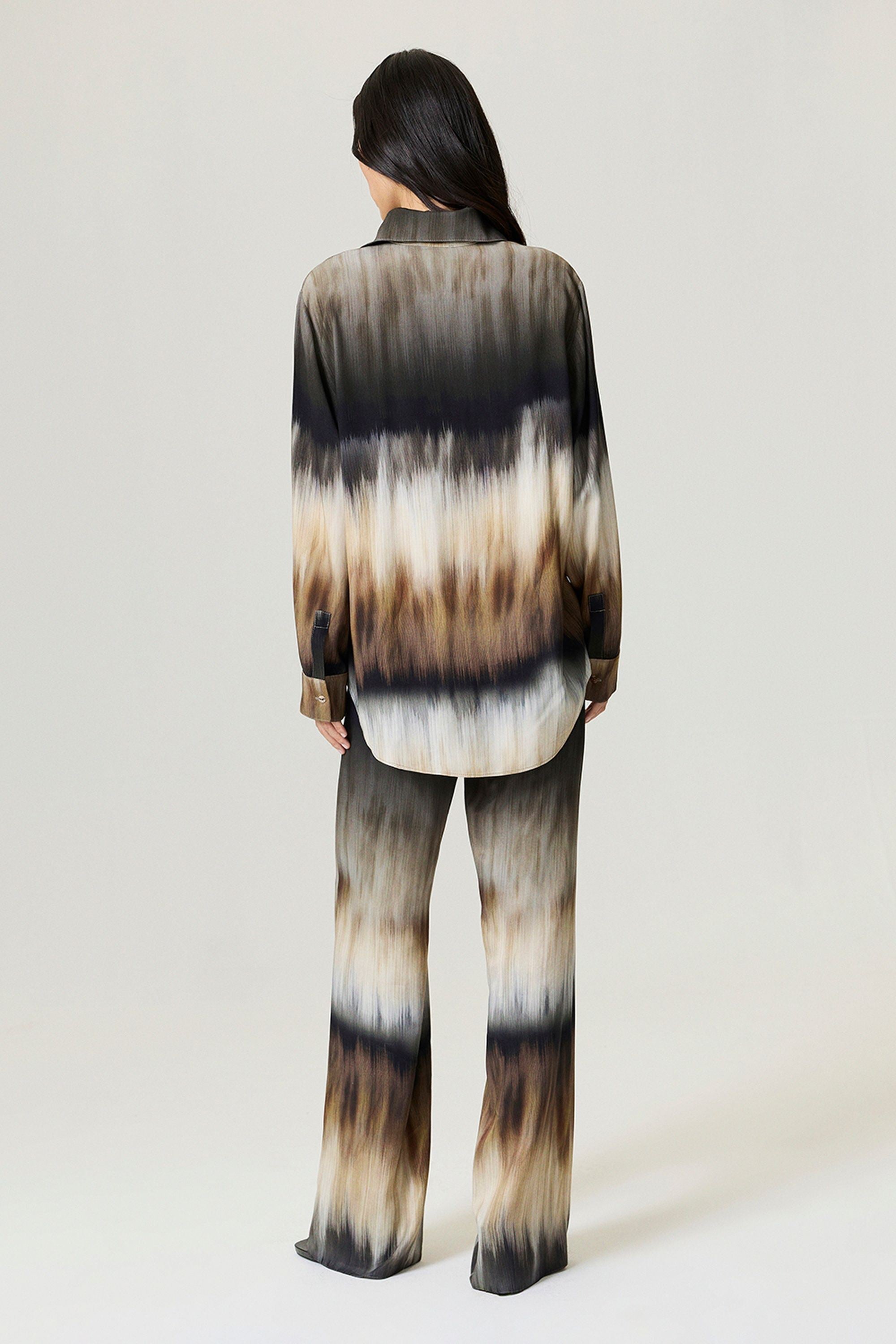 Tie-Dye Patterned Shirt