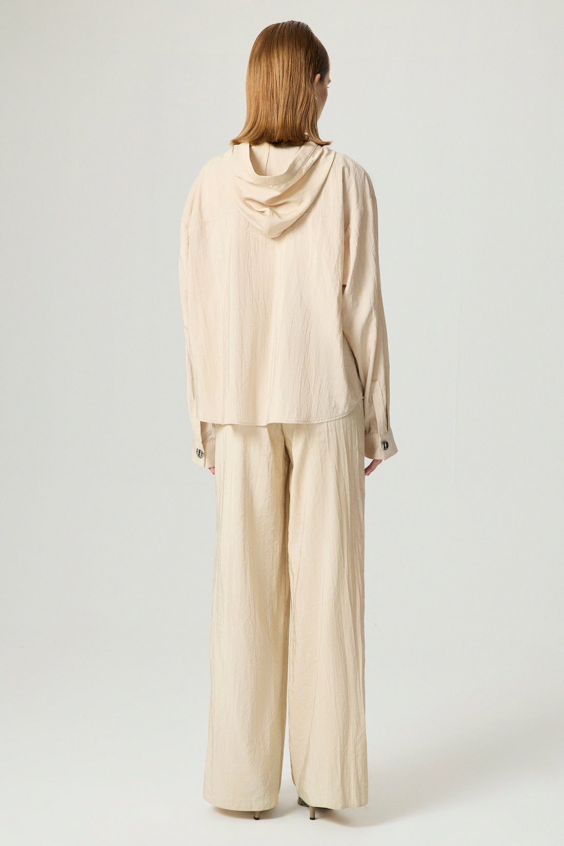 Drawstring-Waist Relaxed Pants