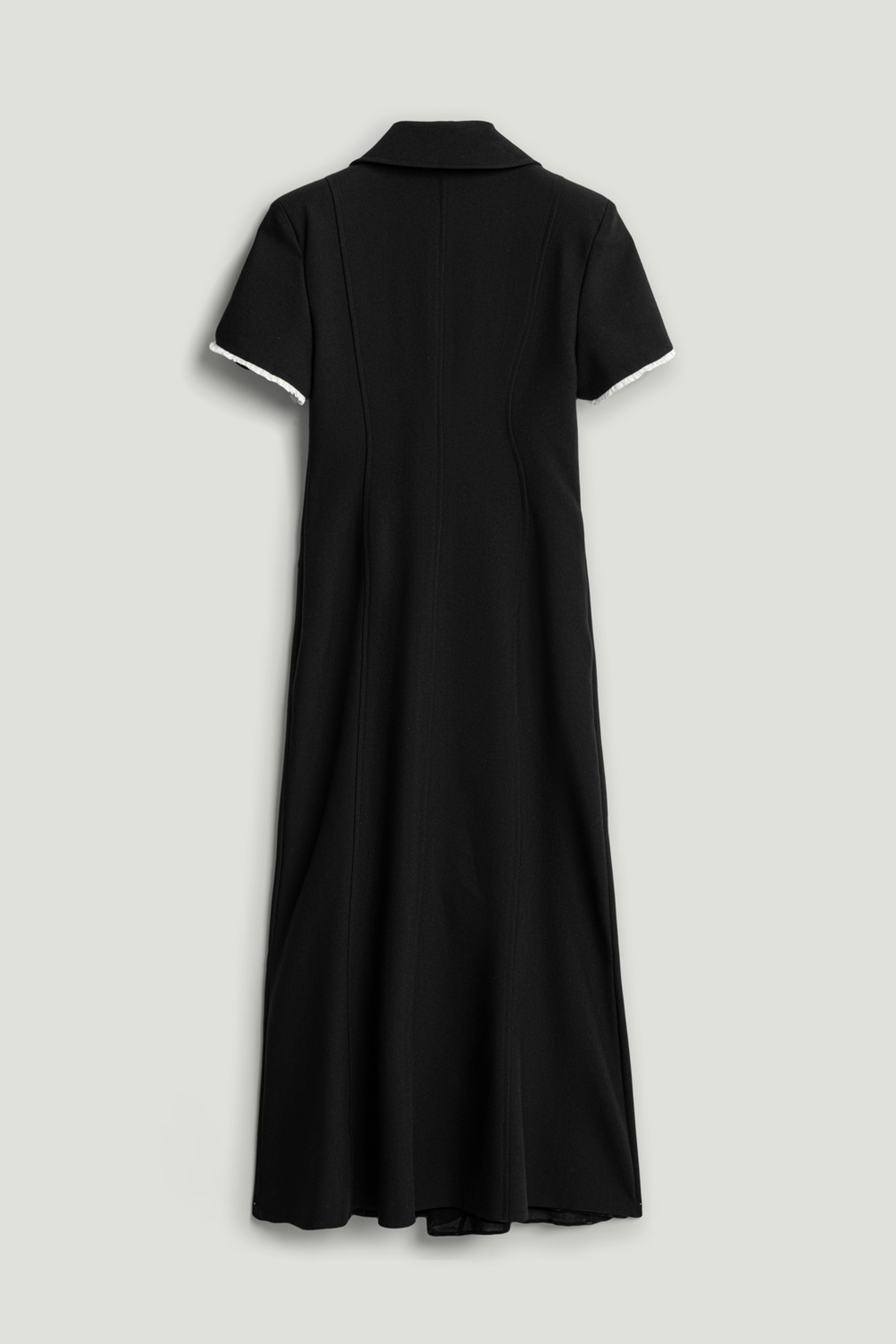 Floral Button-Embellished Maxi Dress