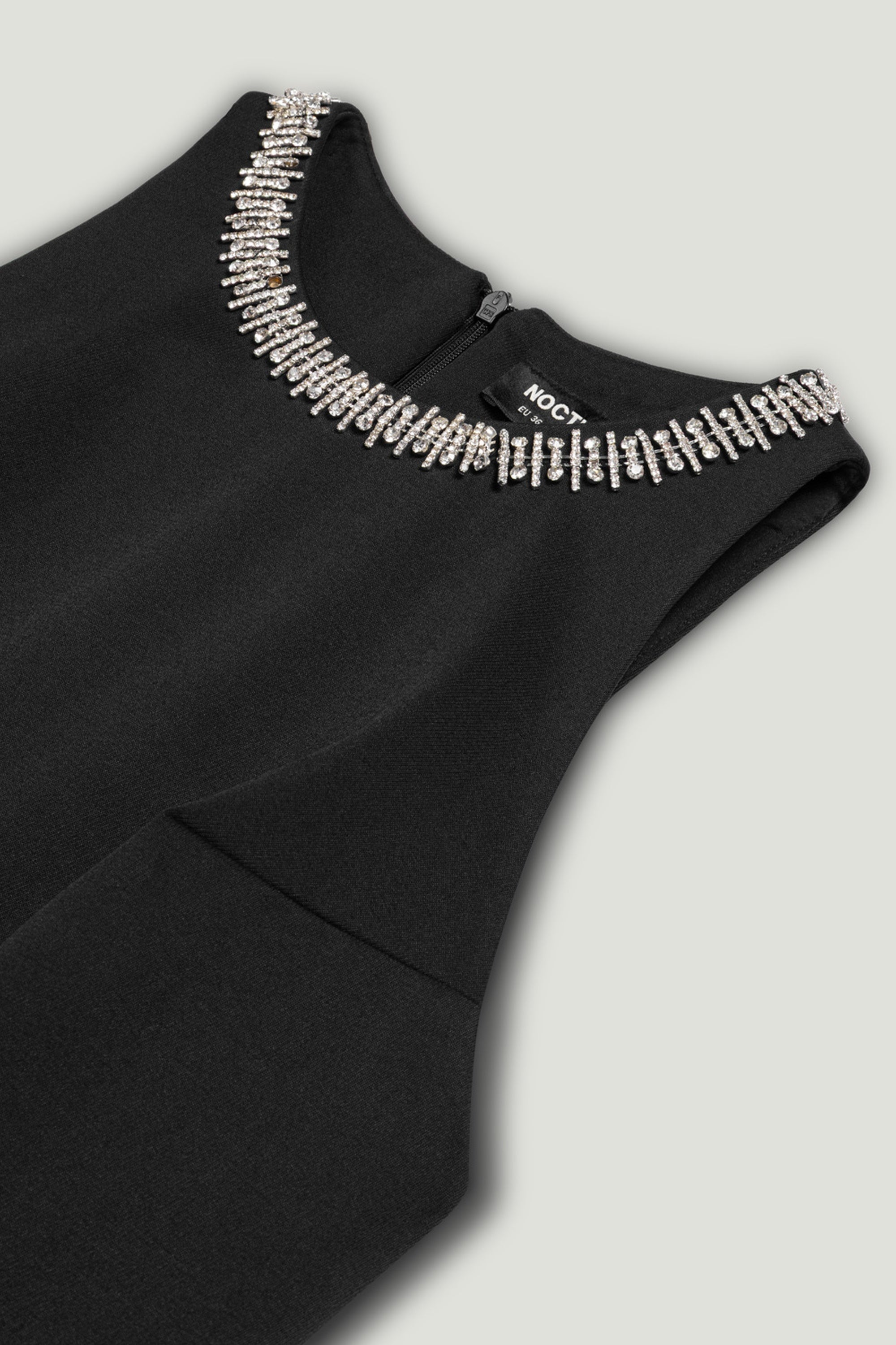 Black Ruffled Mini Dress