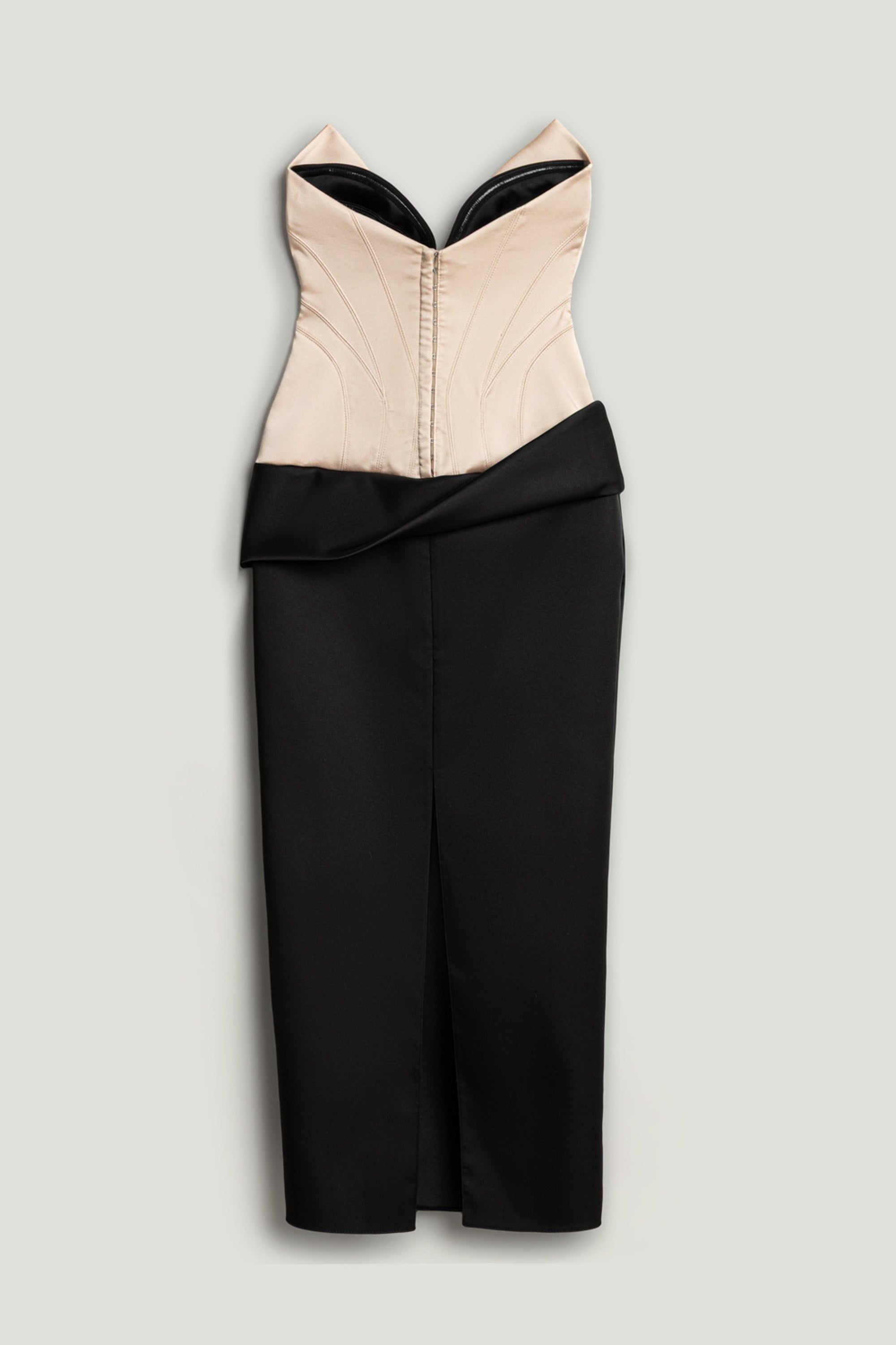 Draped Sweetheart Corset Dress