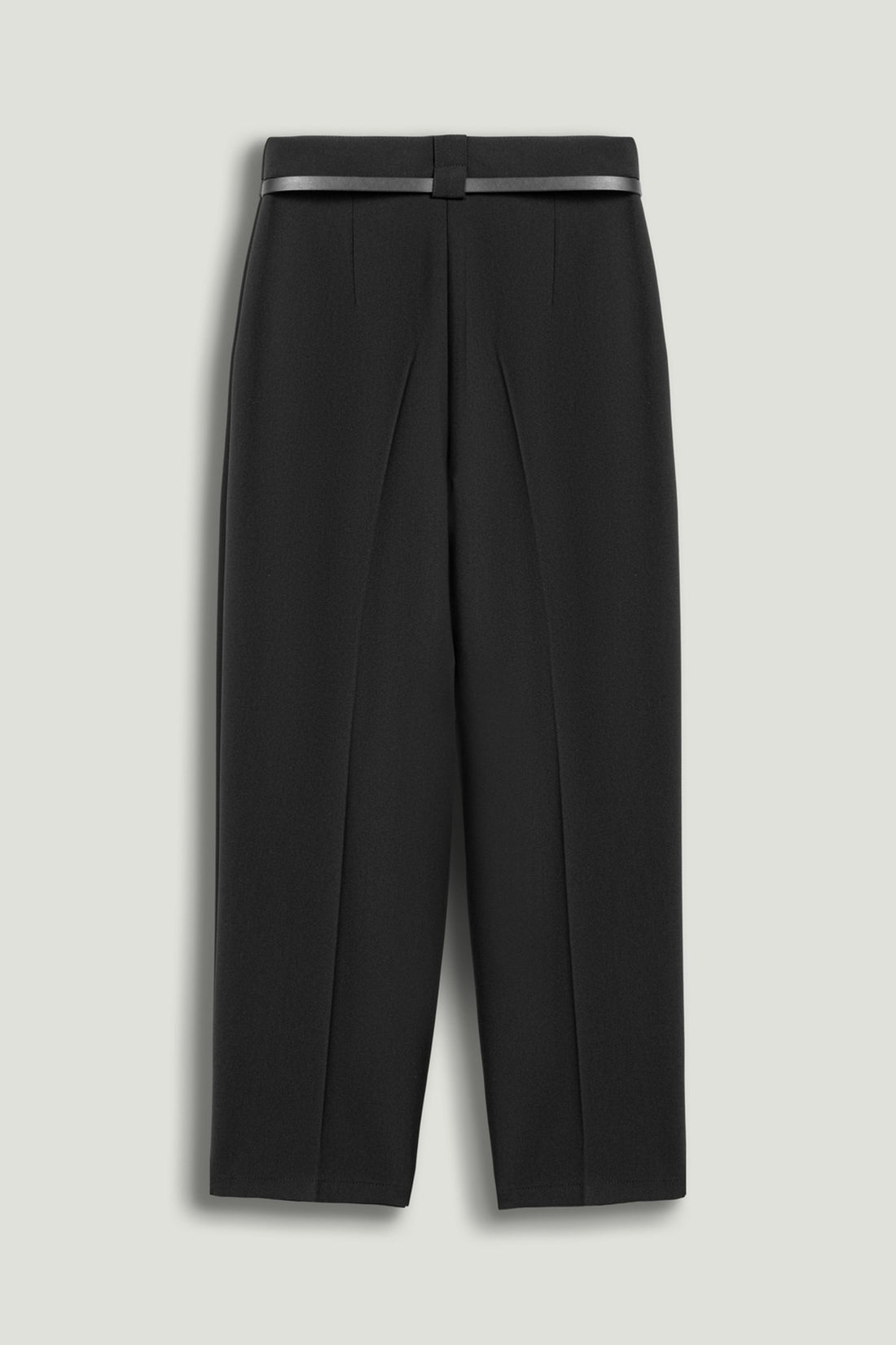 Black Belt Detailed Pants