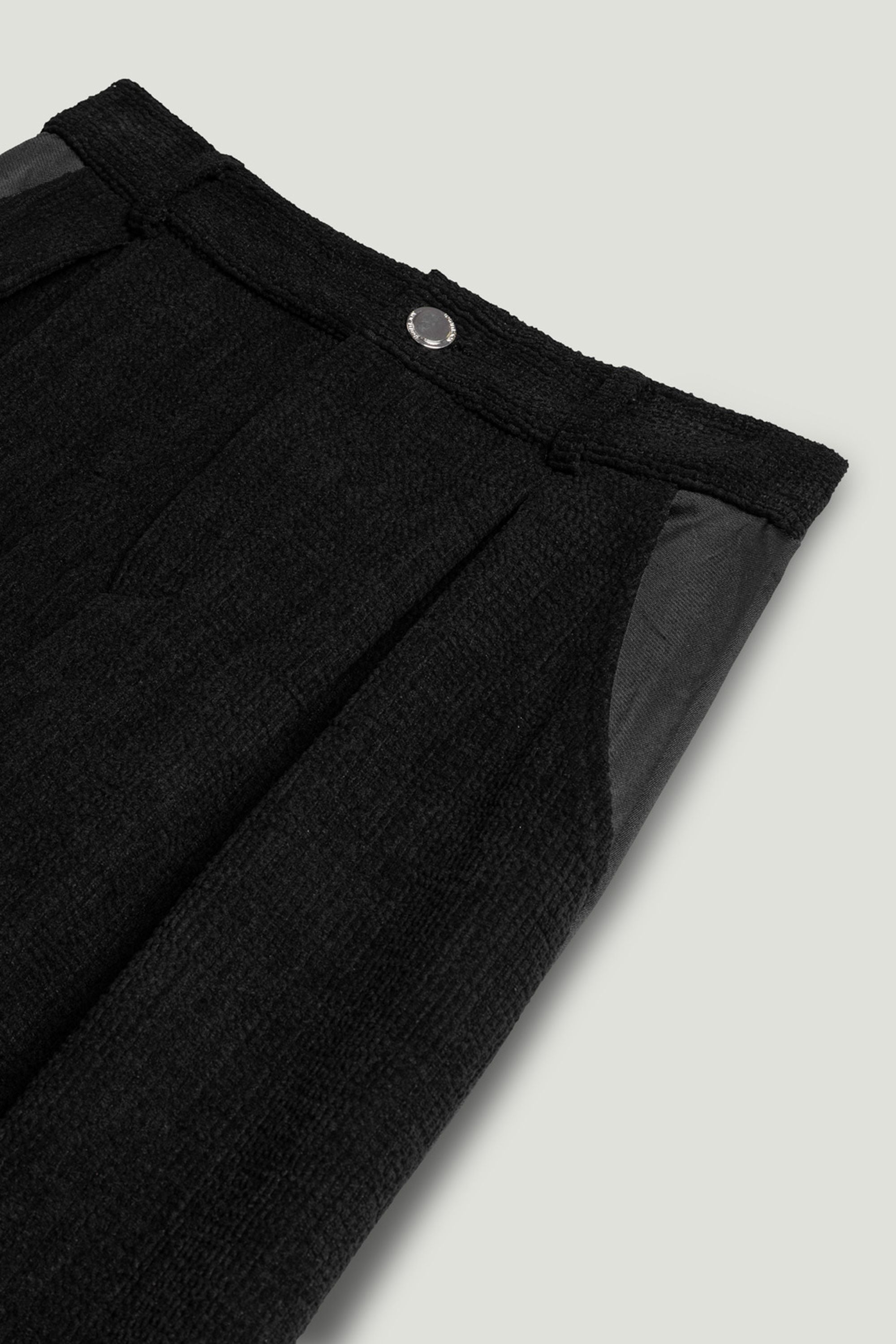 Textured Wide-Leg Pants