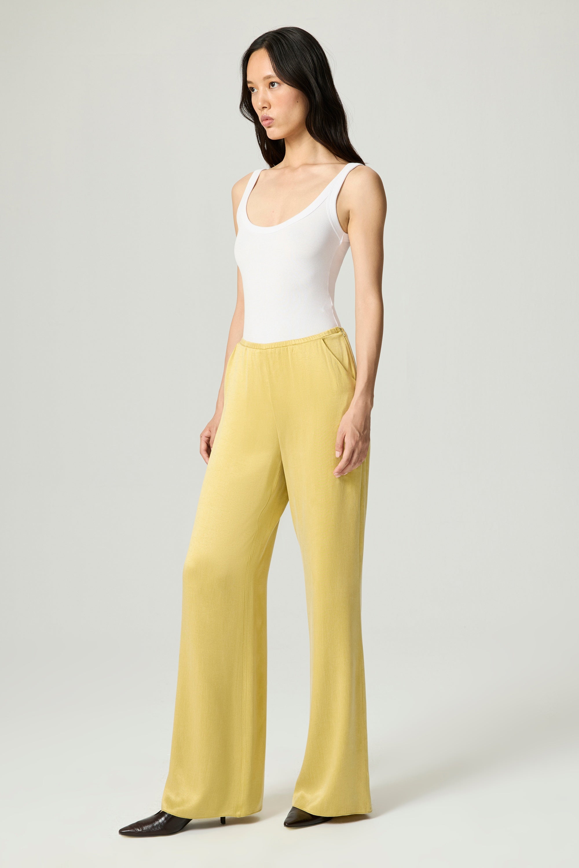 Elastic-Waist Relaxed Pants