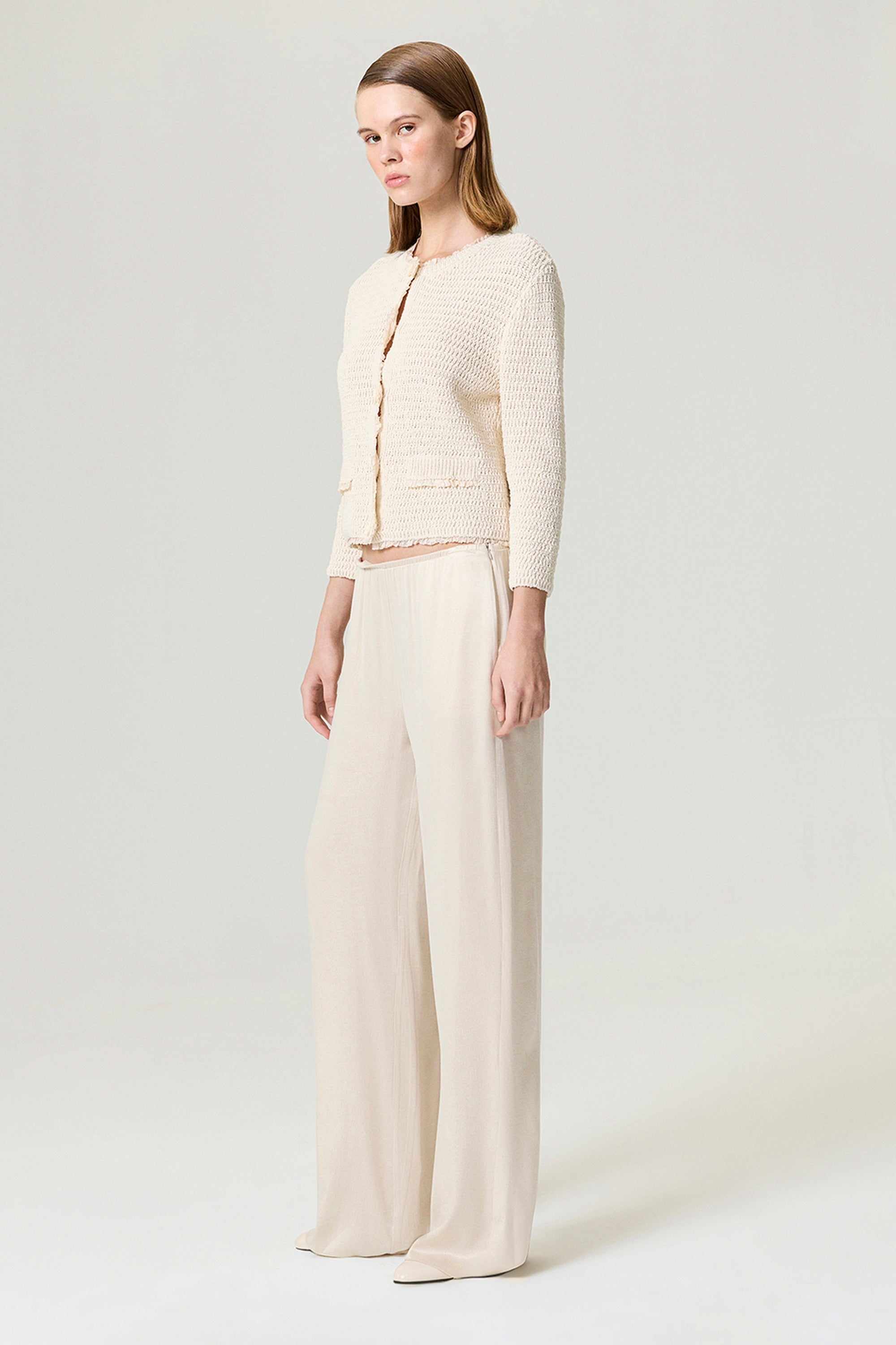 Elastic-Waist Relaxed Pants