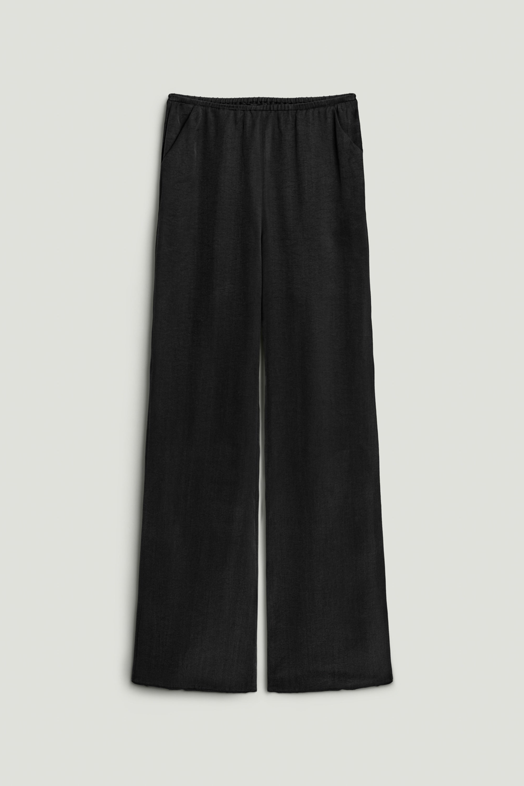 Relaxed Fluid Pants with Elastic Waist