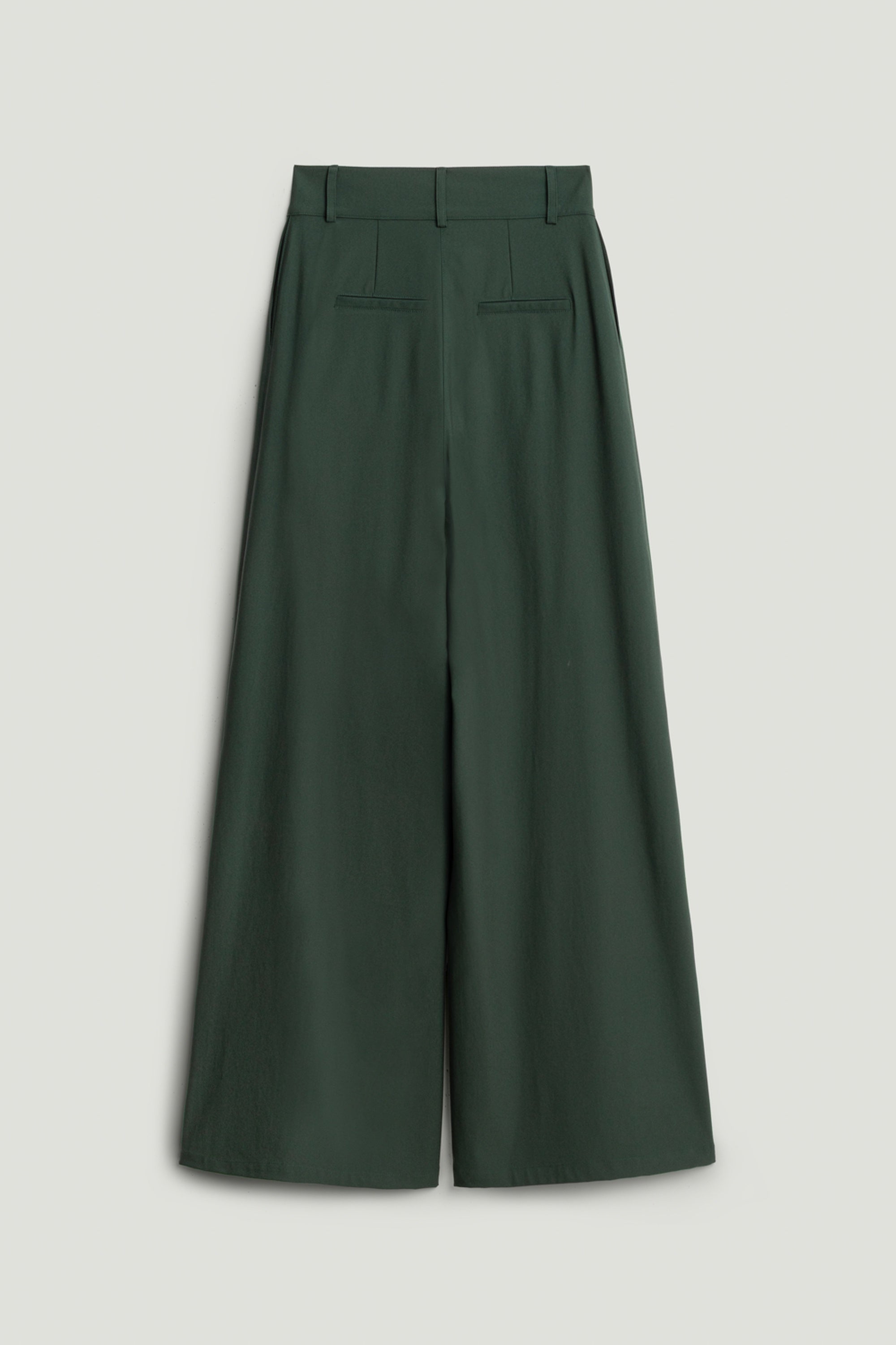 Fluid Wide-Leg Pull-On Pants
