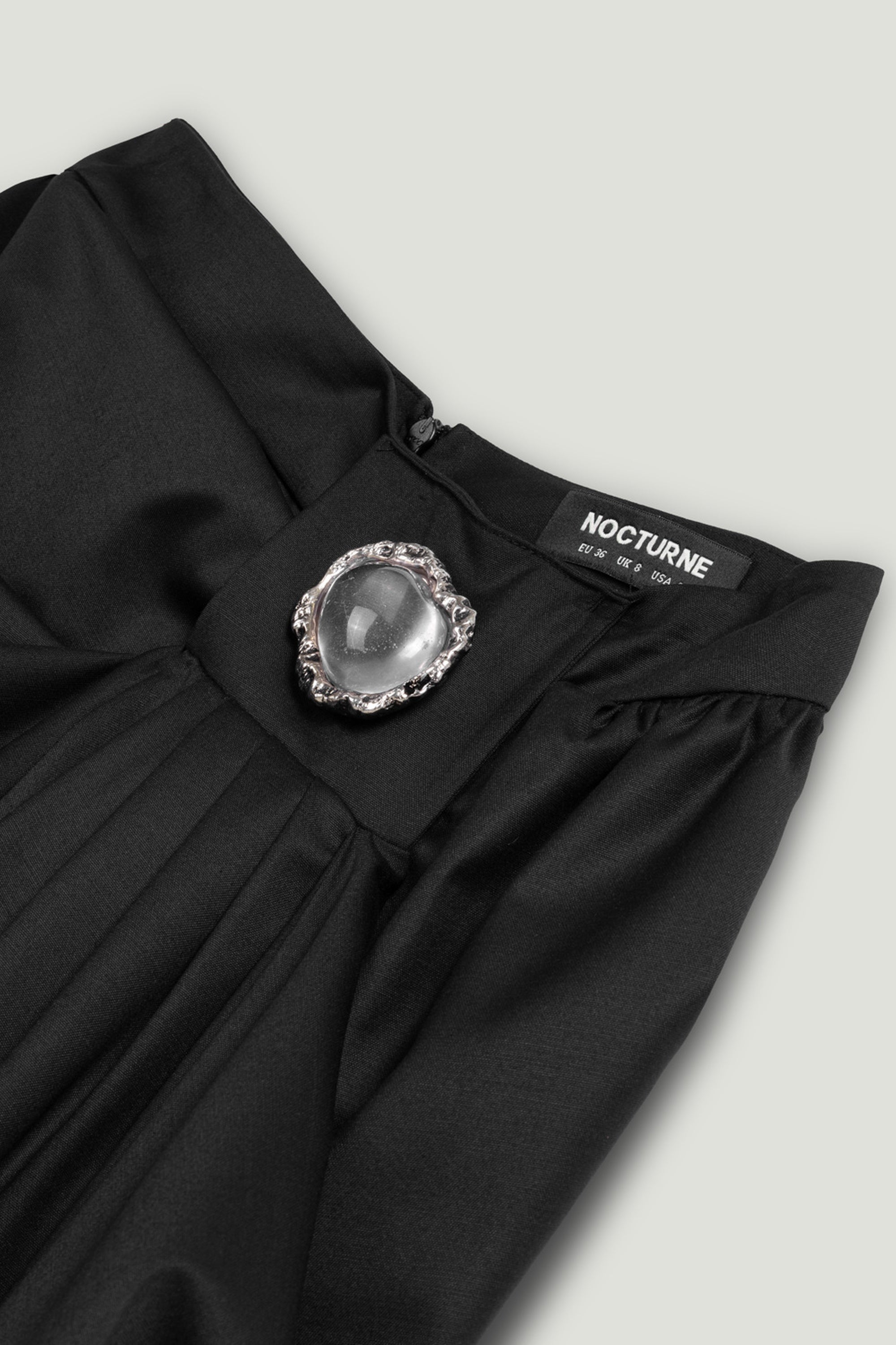 Accessory Detailed Pleated Pants