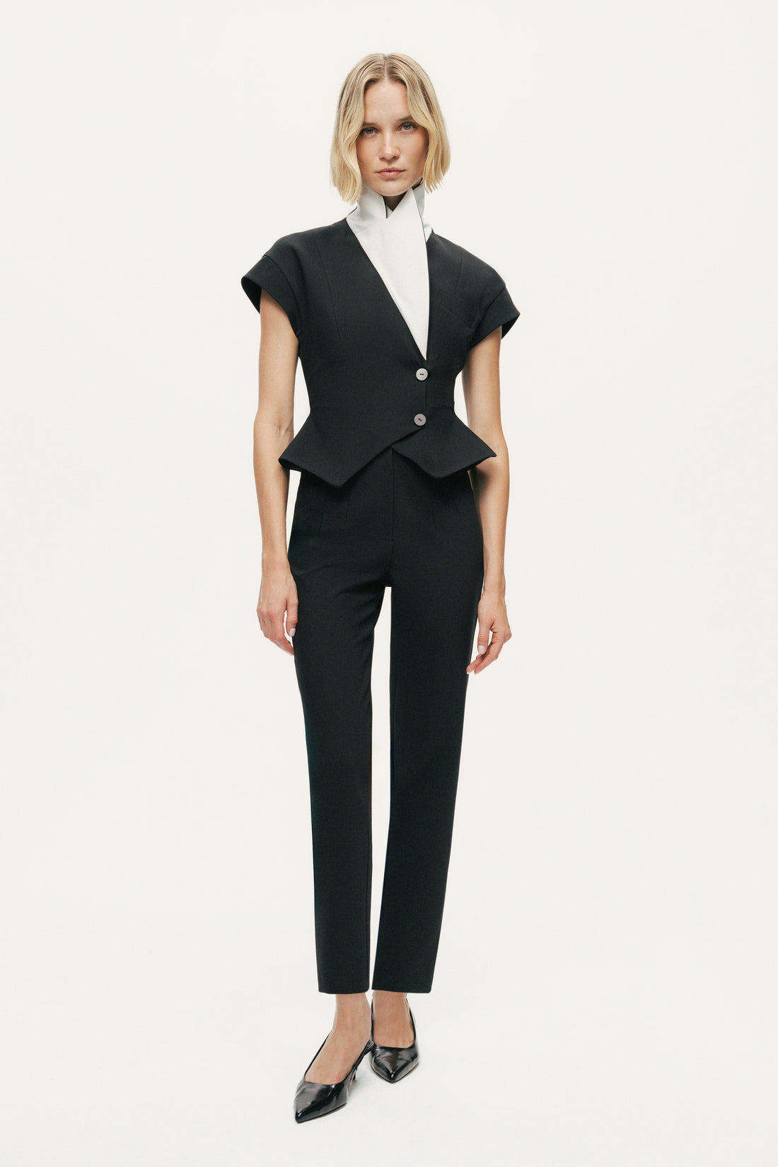 Sculpt High-Rise Cigarette Trousers