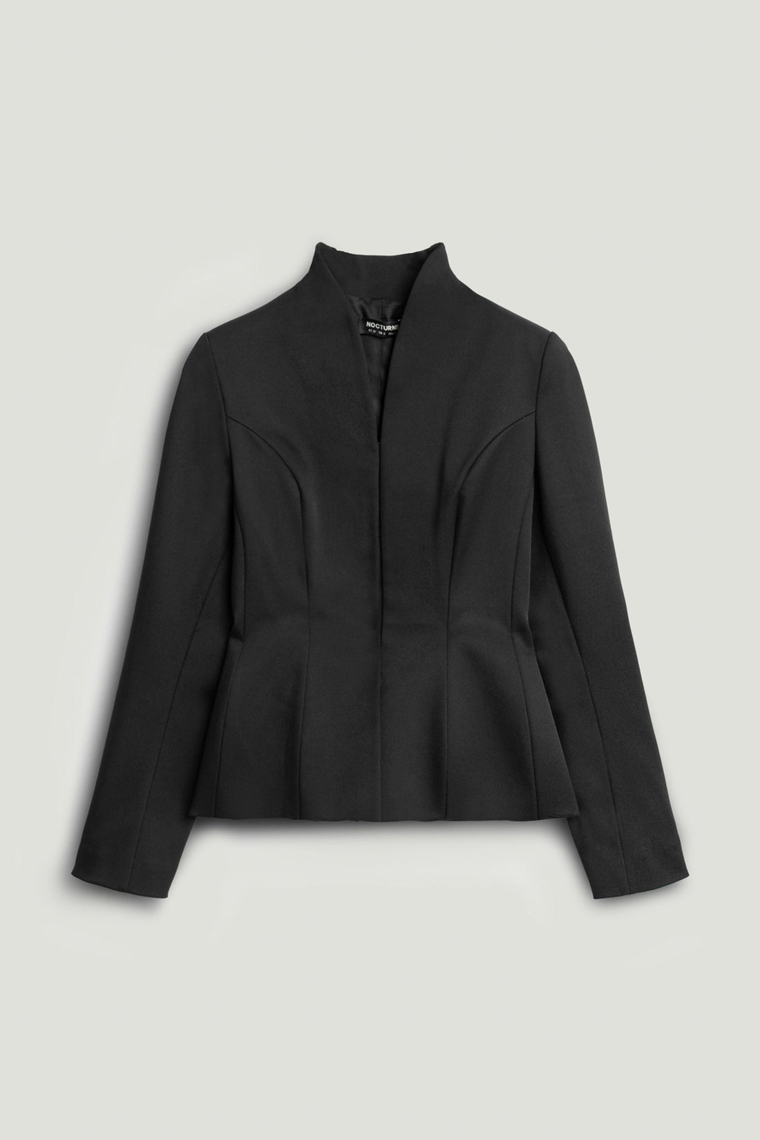 Black Structured Blazer Jacket