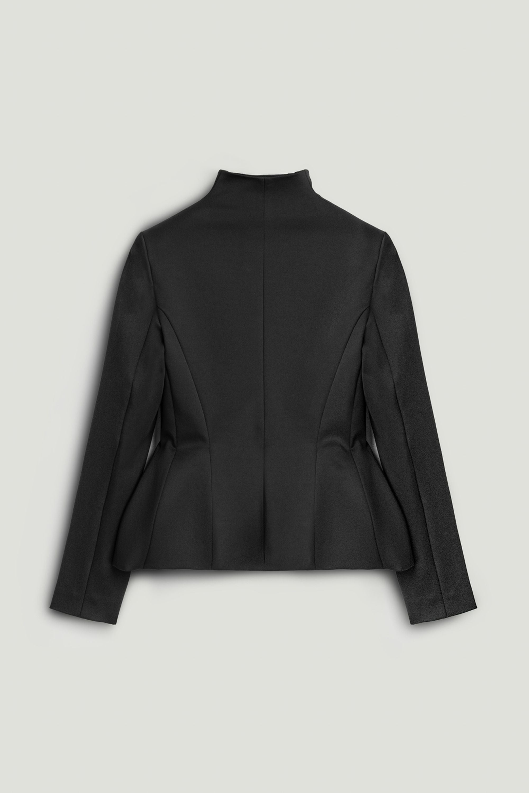 Black Structured Blazer Jacket