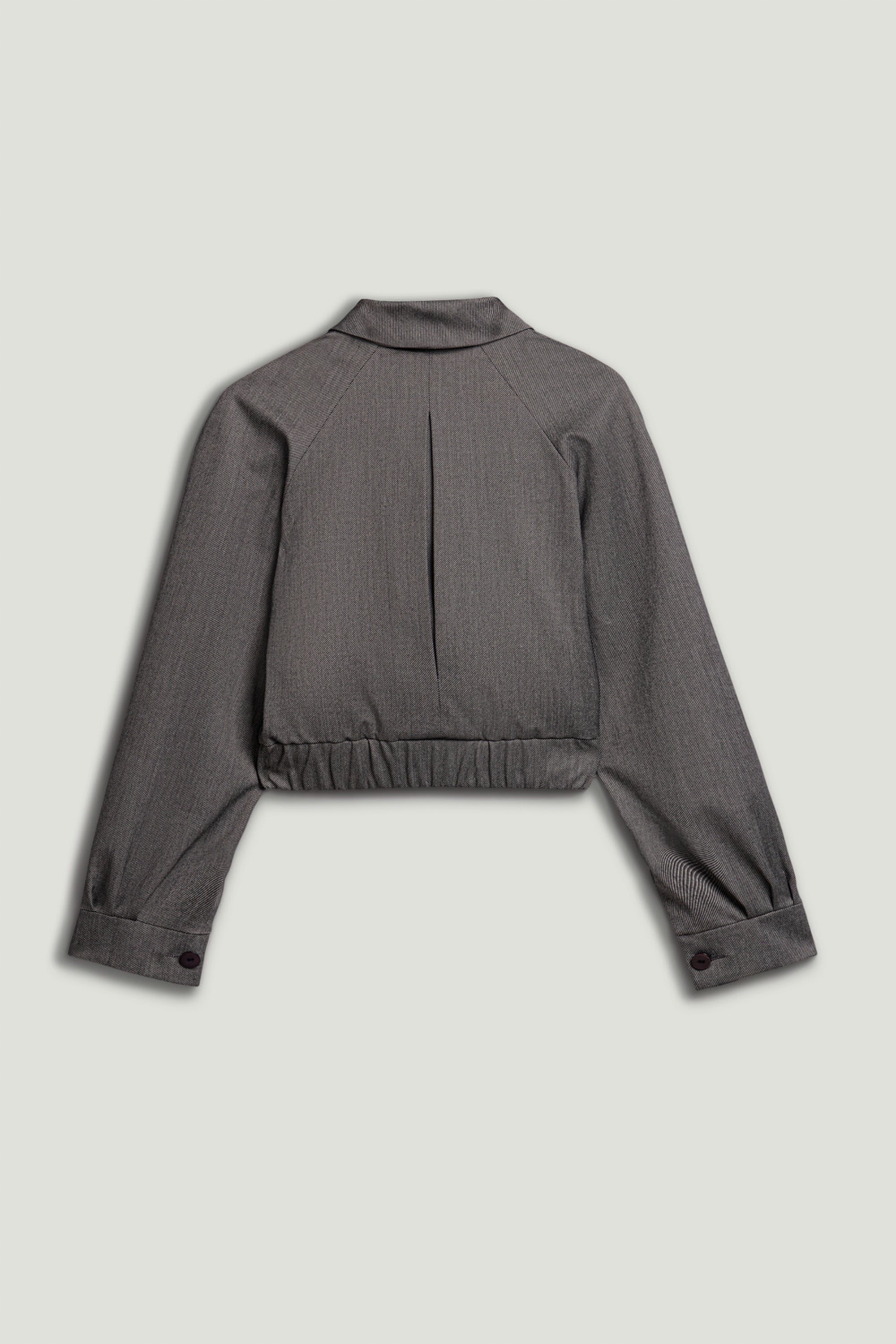 Waistband Detail Bomber Jacket