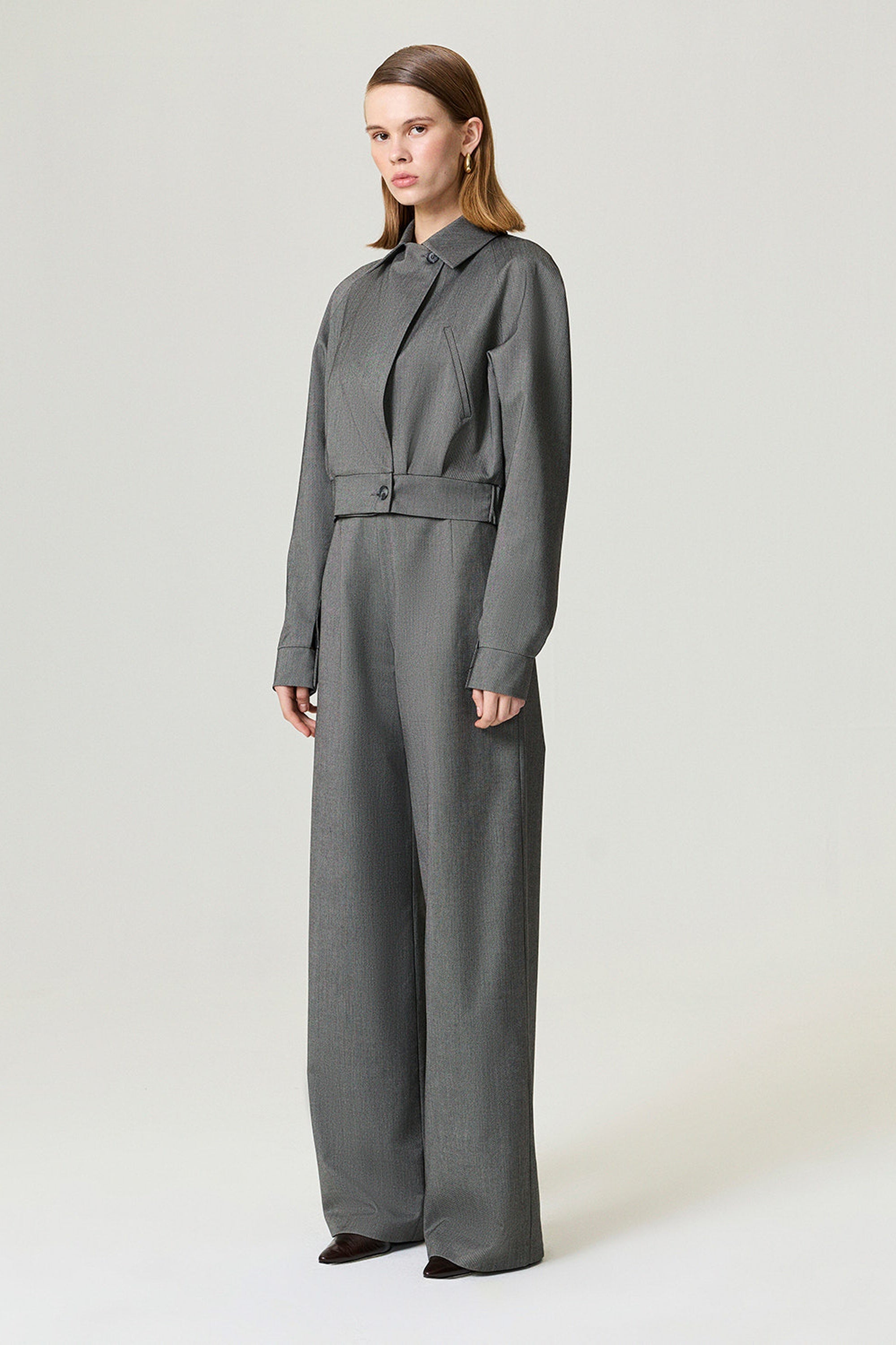 Waistband Detail Bomber Jacket