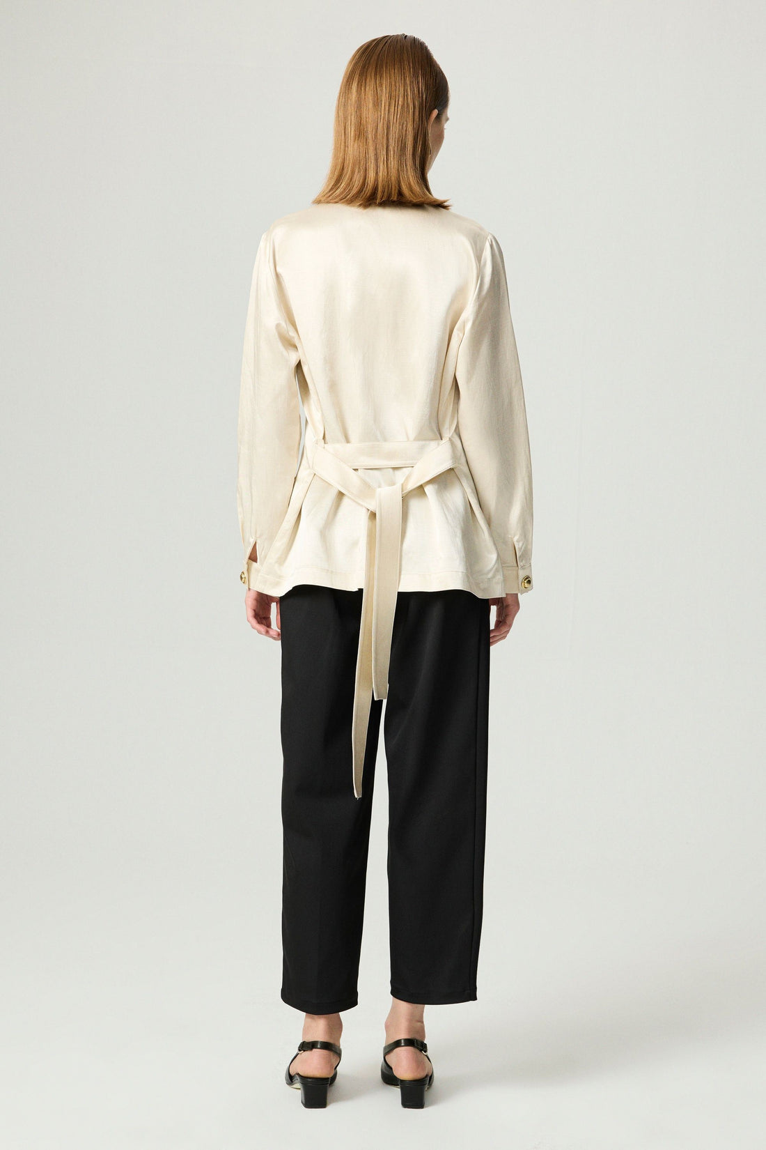 Gold Button Detailed Jacket