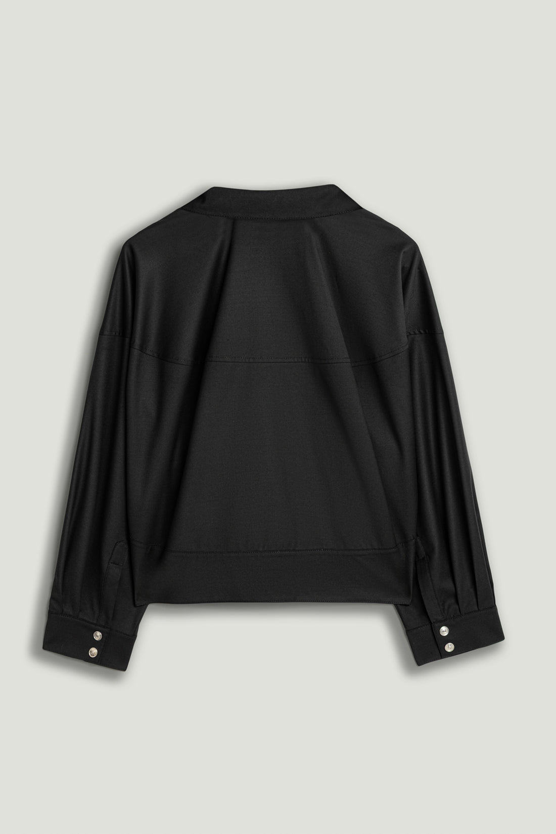 Black Draped Jacket