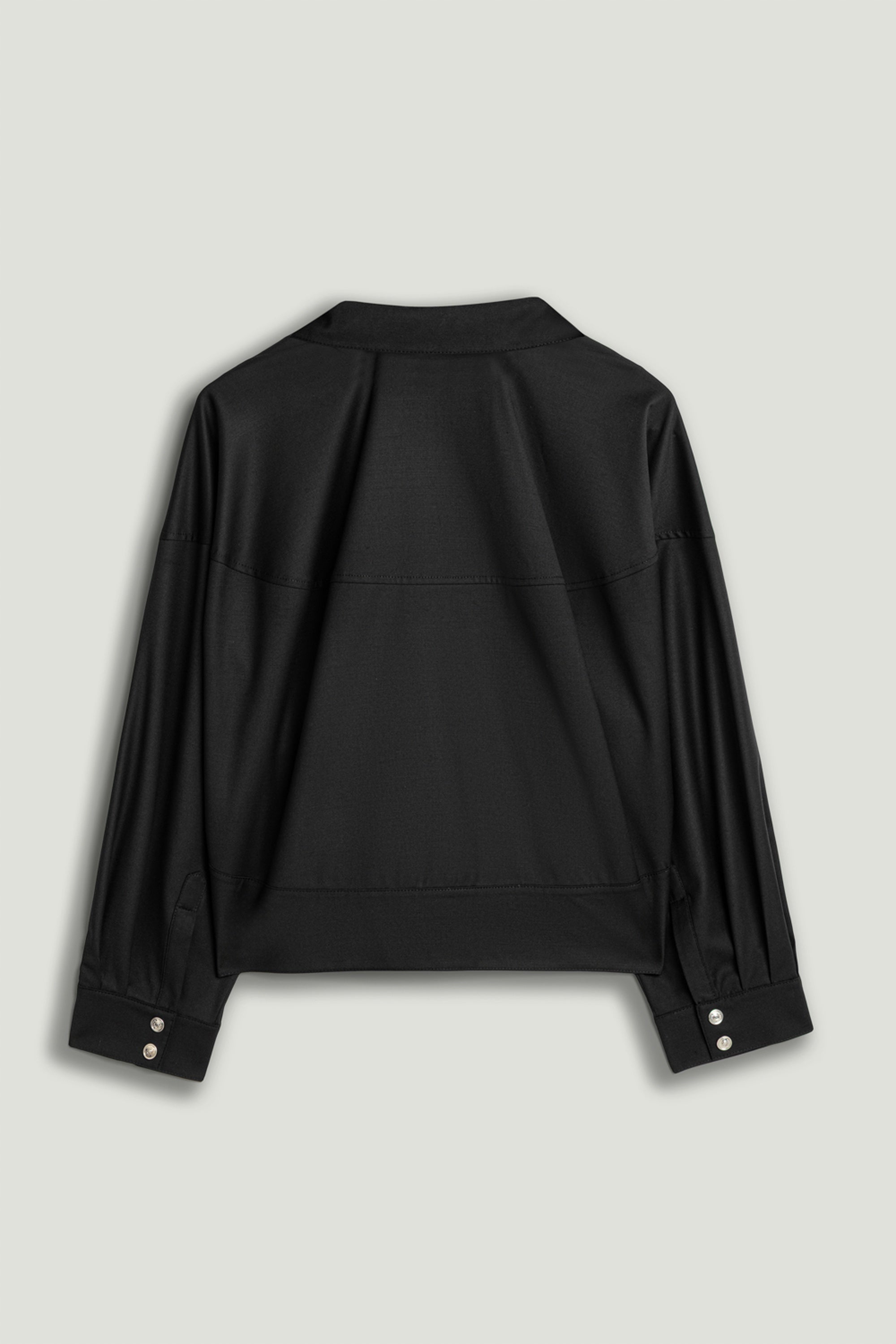 Black Draped Jacket