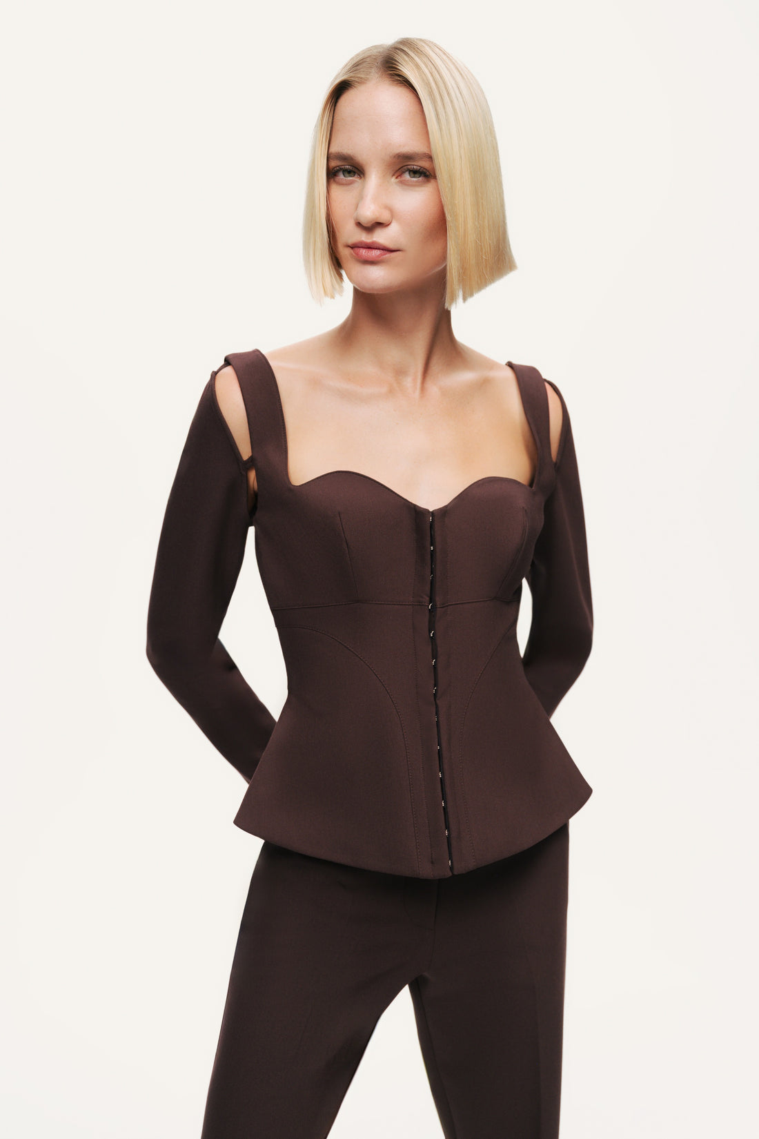 Cut-Out Sweetheart Corset Top