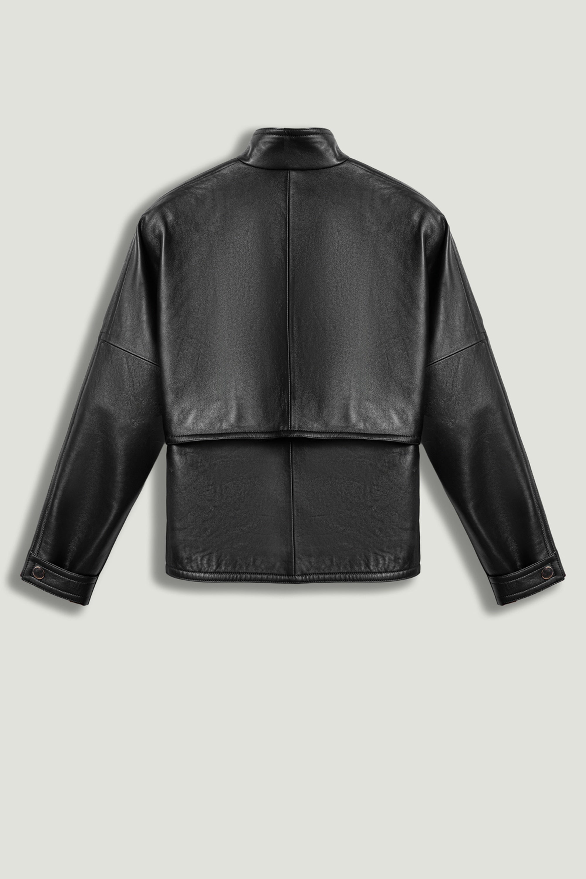Leather Wrap Jacket