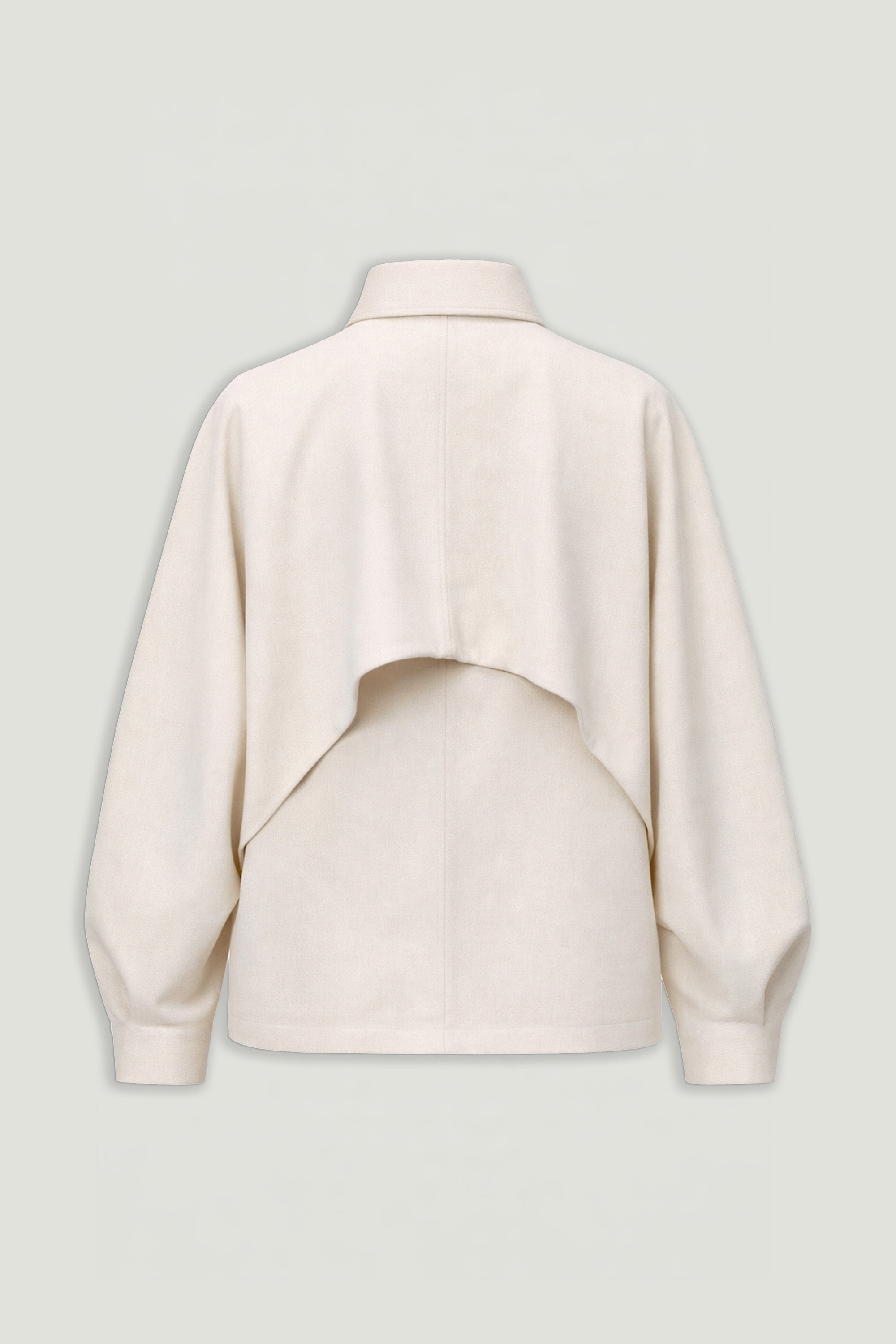 Cropped Batwing Jacket