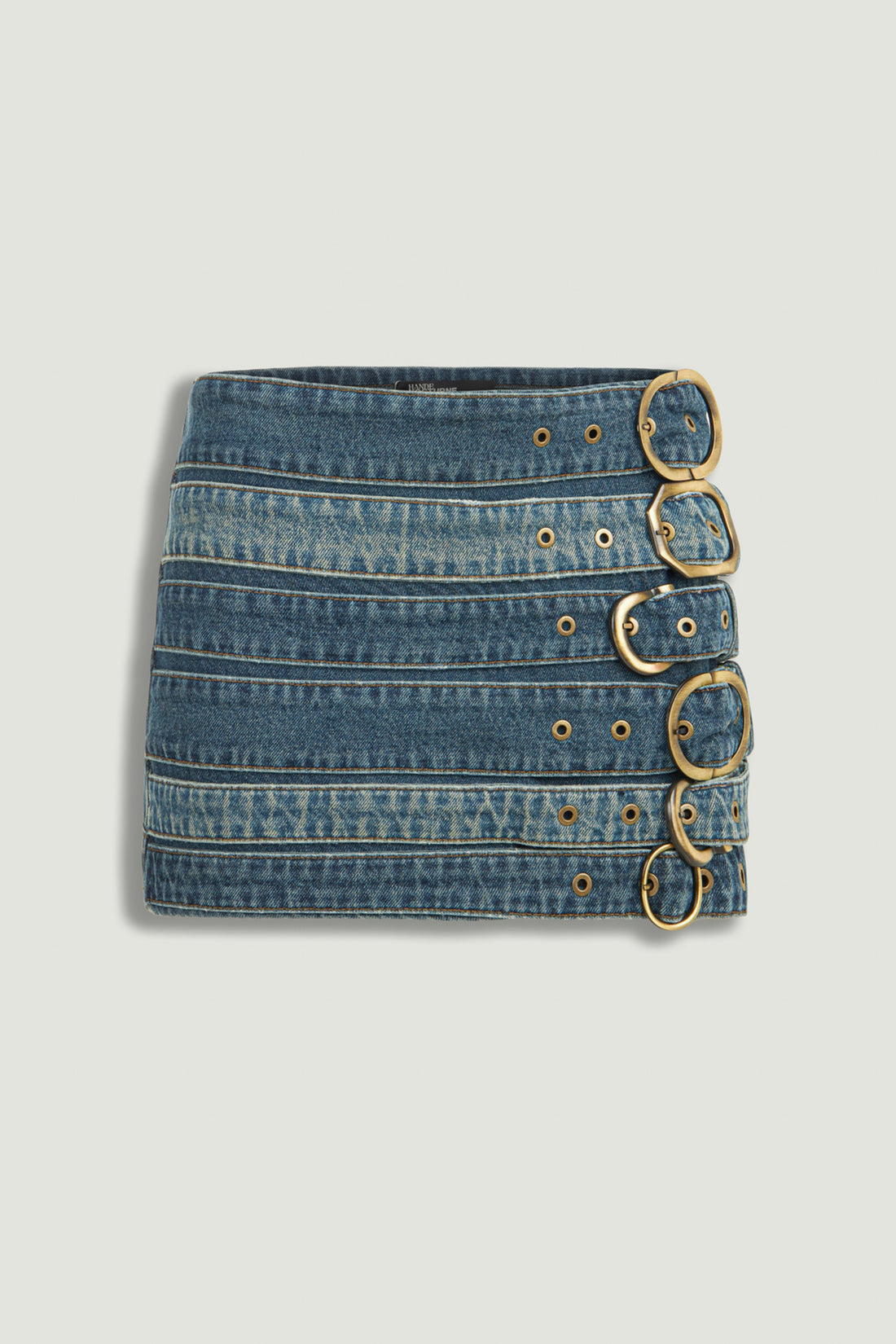 Indigo Denim Mini Skirt