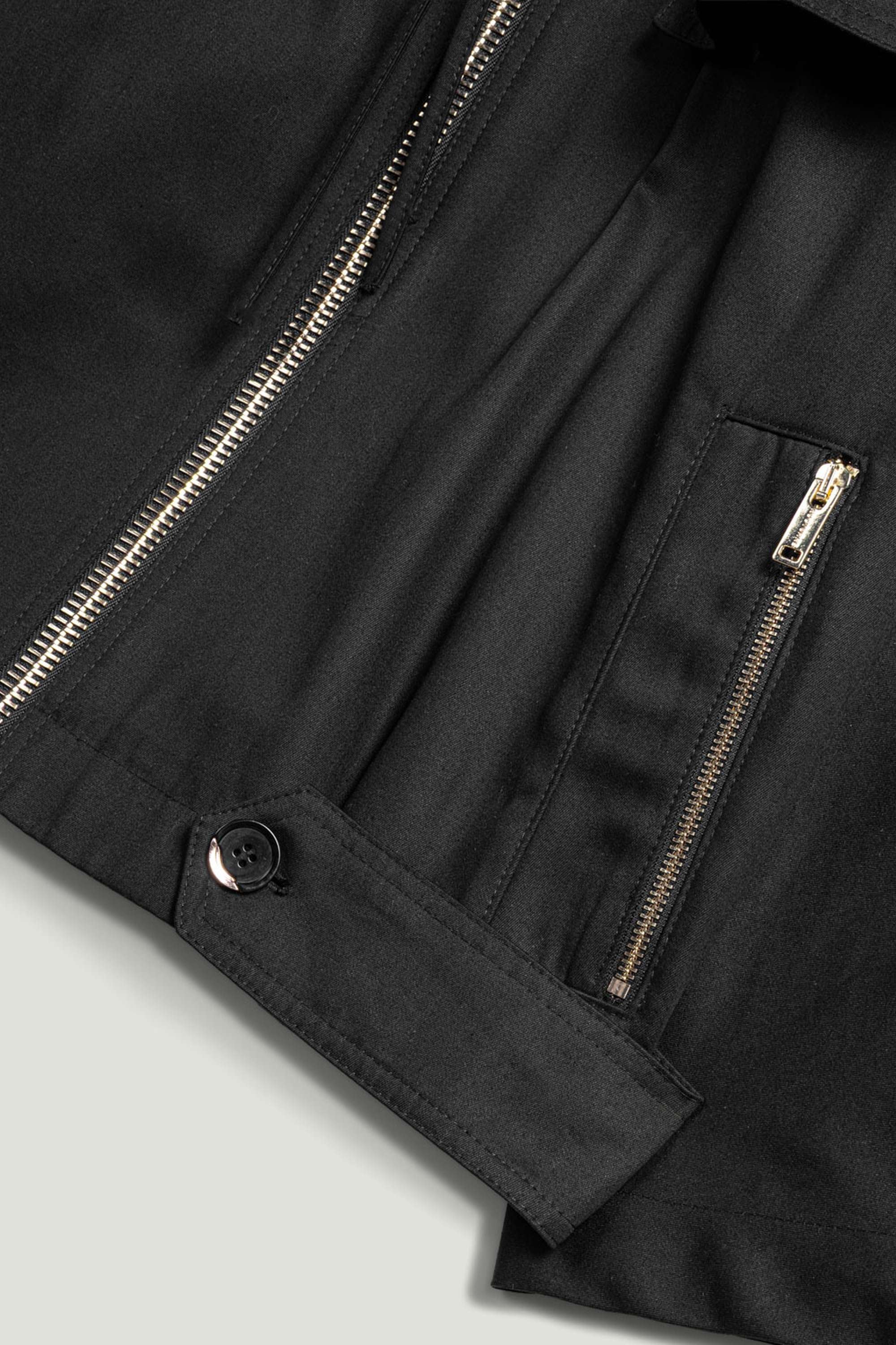 Hooded Short Trench Jacket