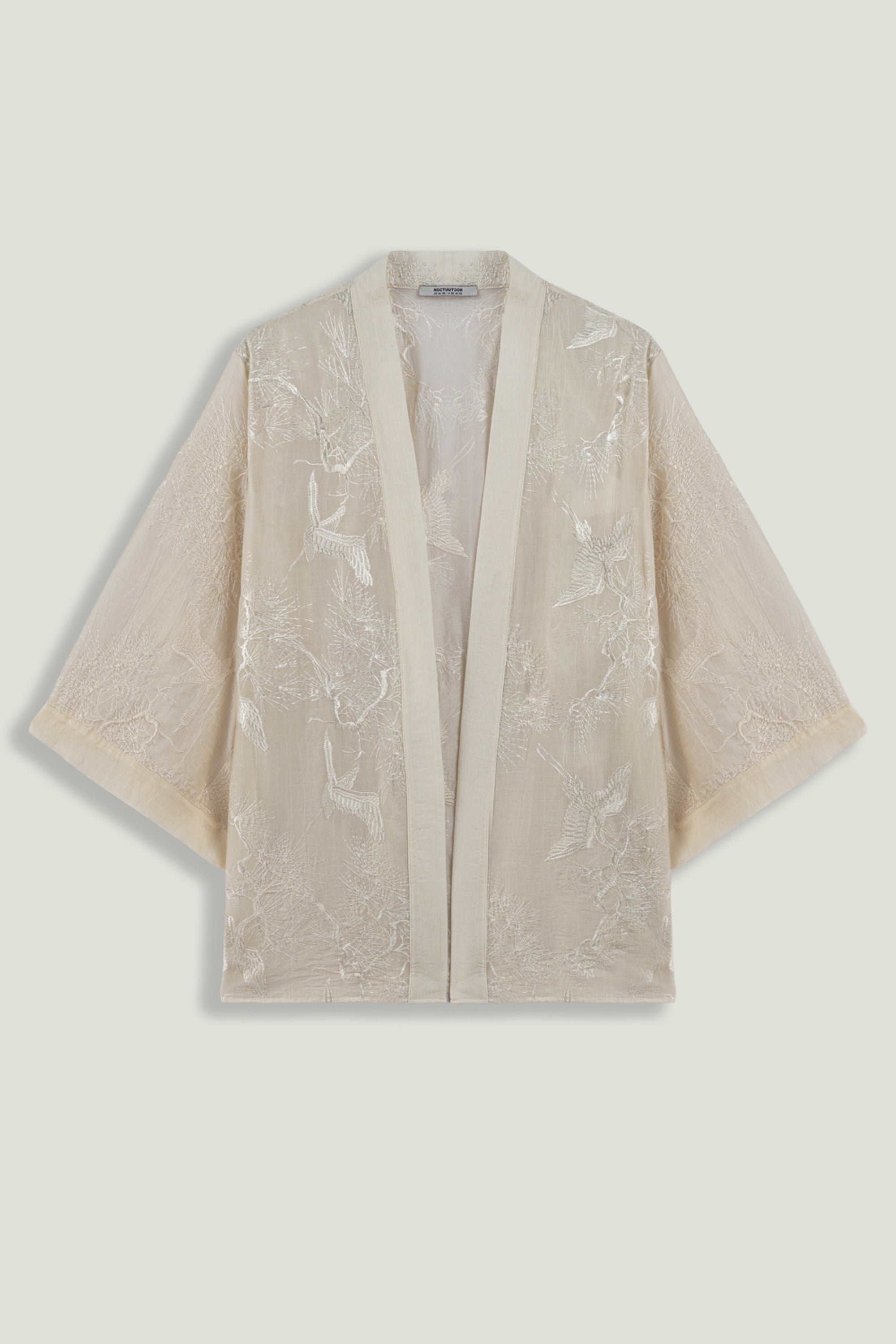 Textured Jacquard Kimono