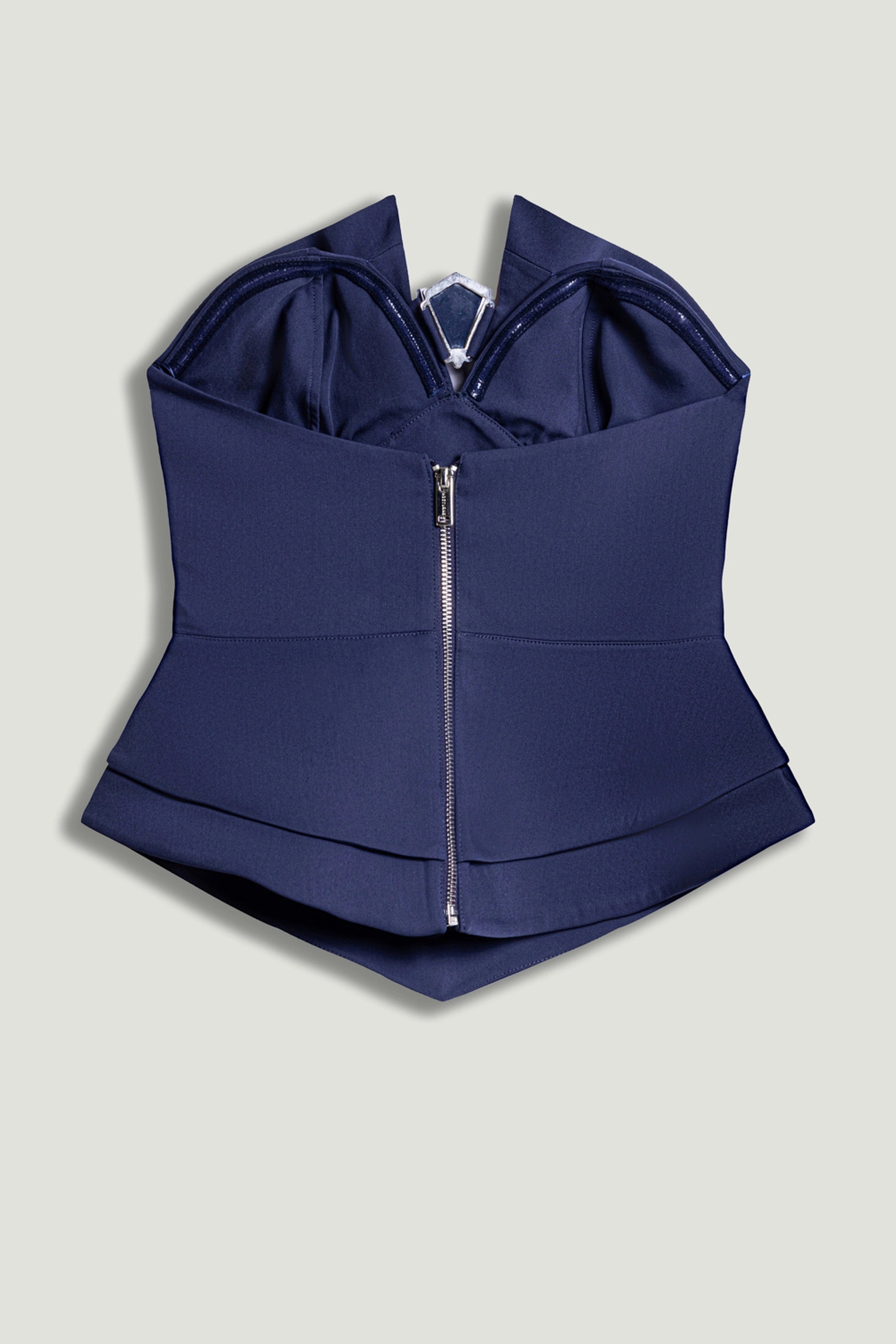 Strapless Sculpted Bustier Top