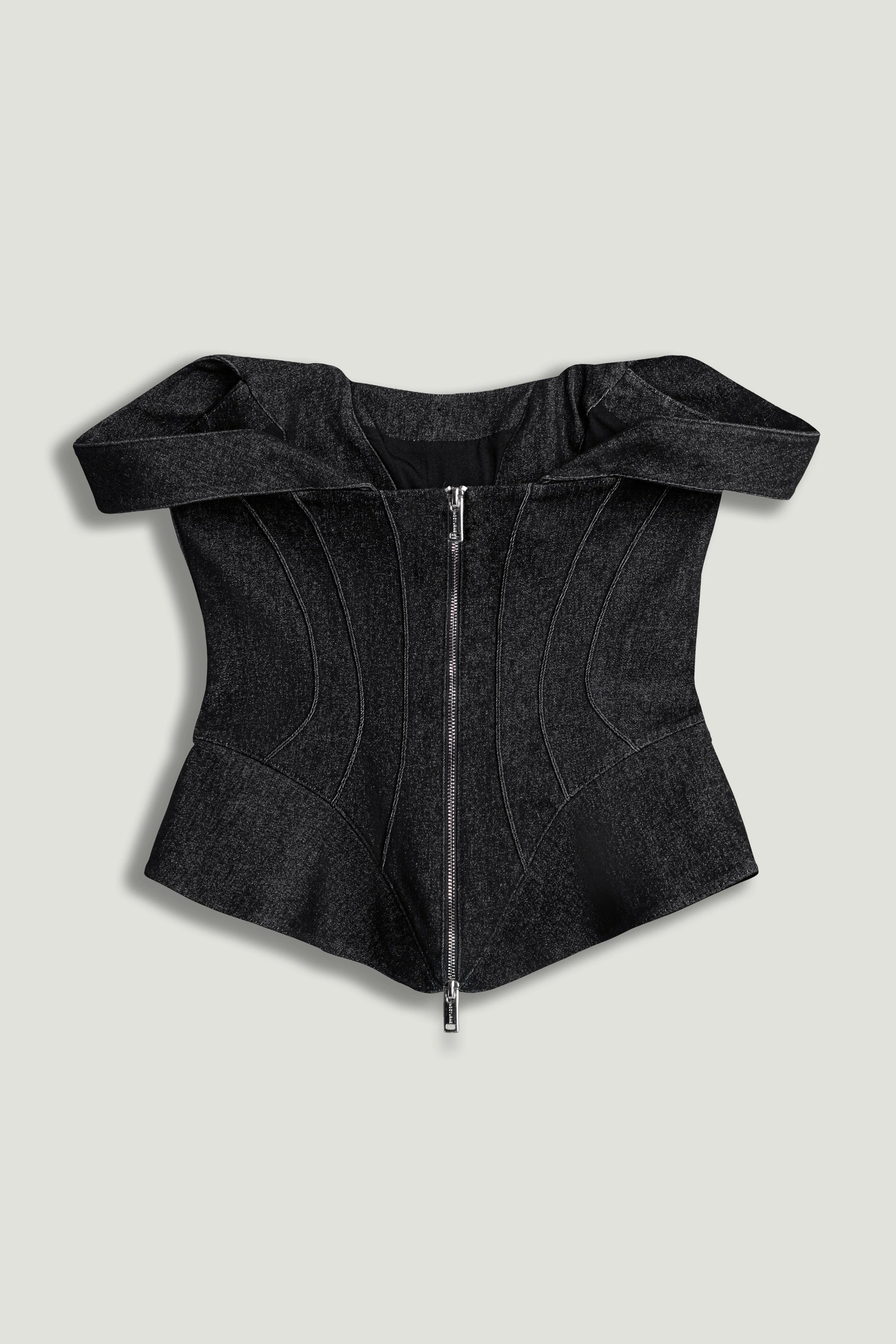 Off-Shoulder Sculpted Bustier