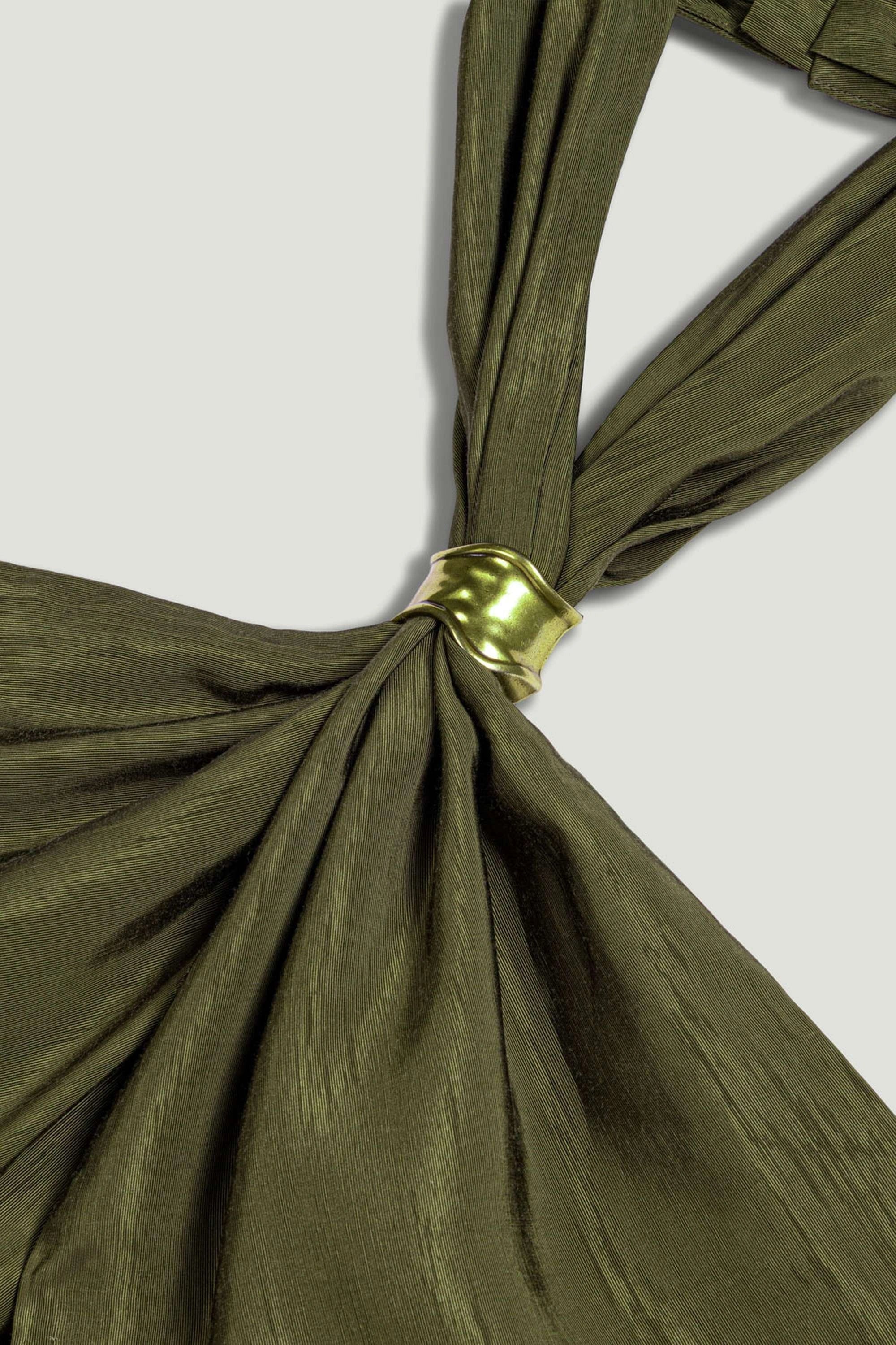 Twist Halter Neck Bustier