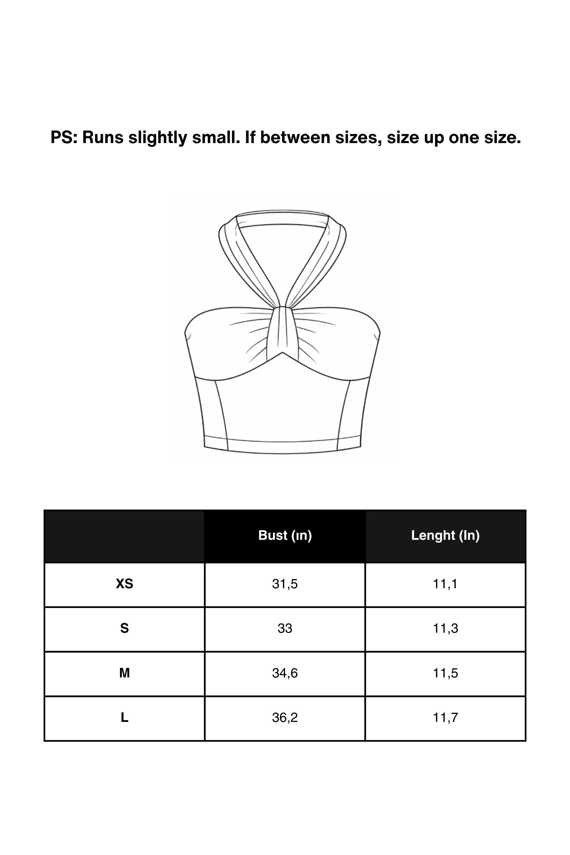 Twist Halter Neck Bustier