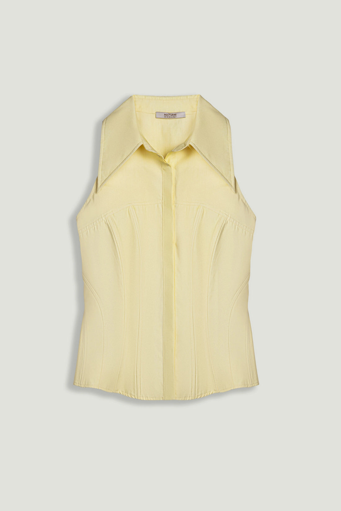 Sleeveless Sculpted Shirt