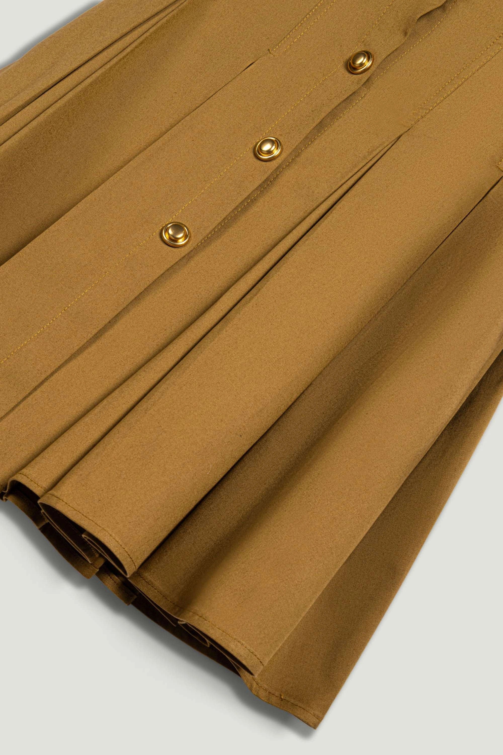 Sleeveless Pleated Mini Dress