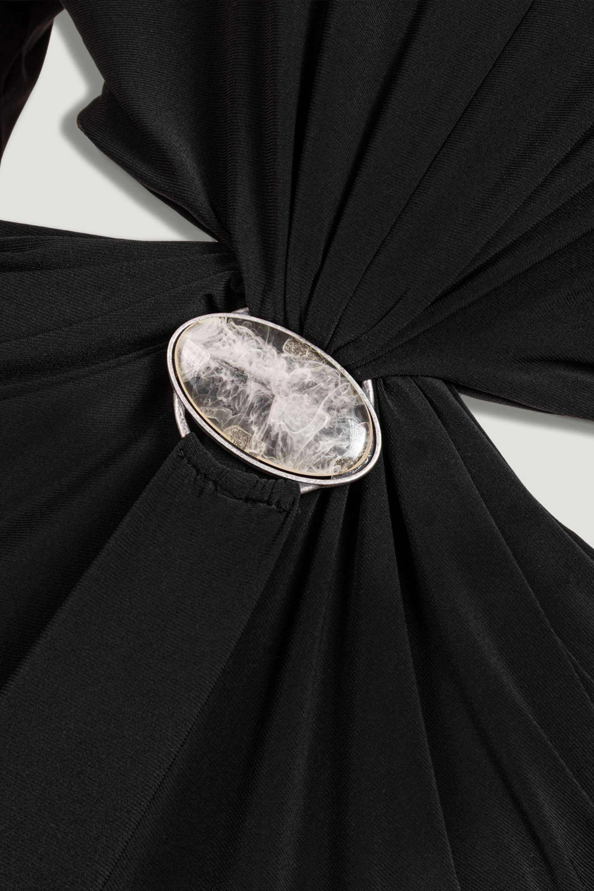 One-Shoulder Cut-Out Maxi Dress