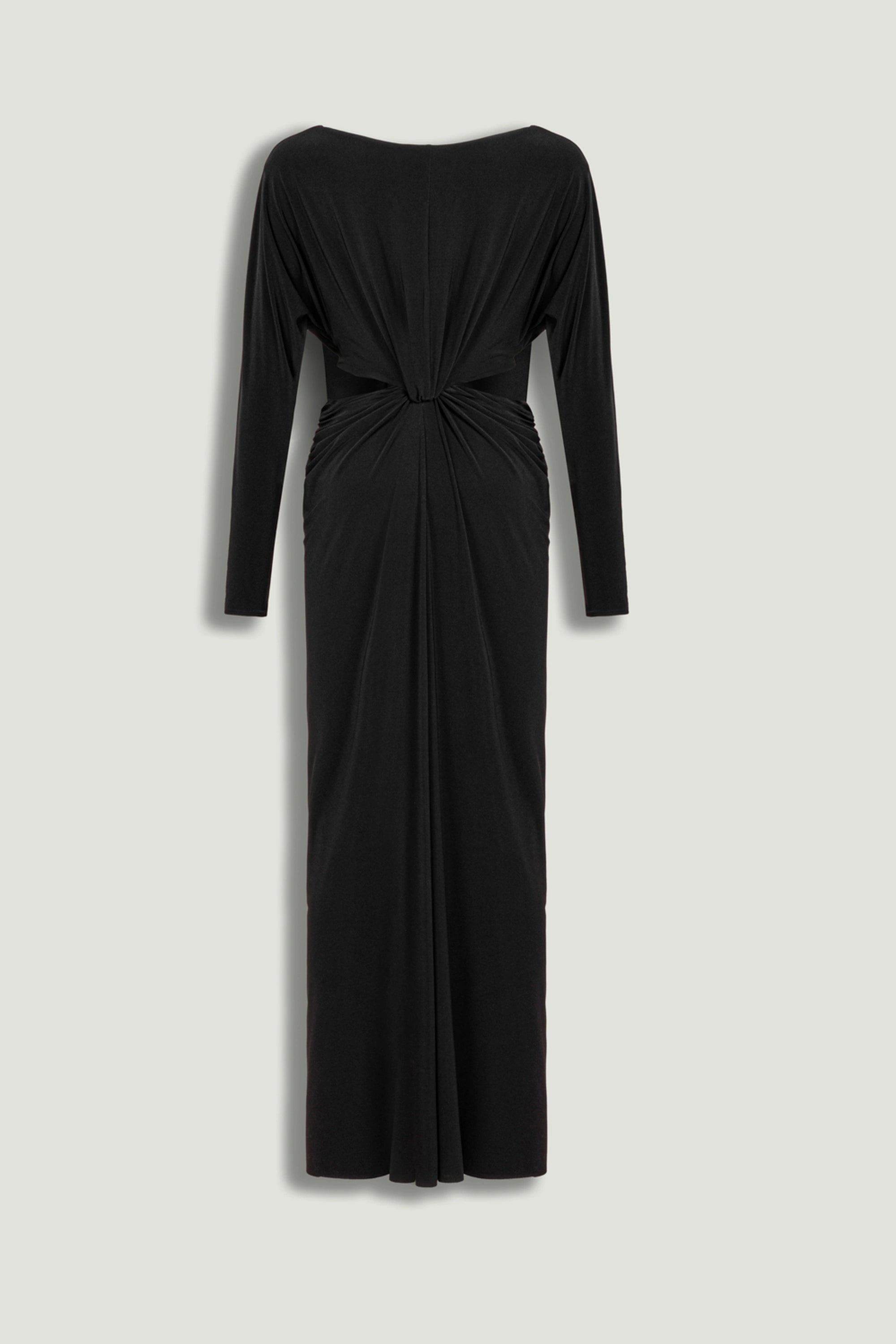 One-Shoulder Cut-Out Maxi Dress