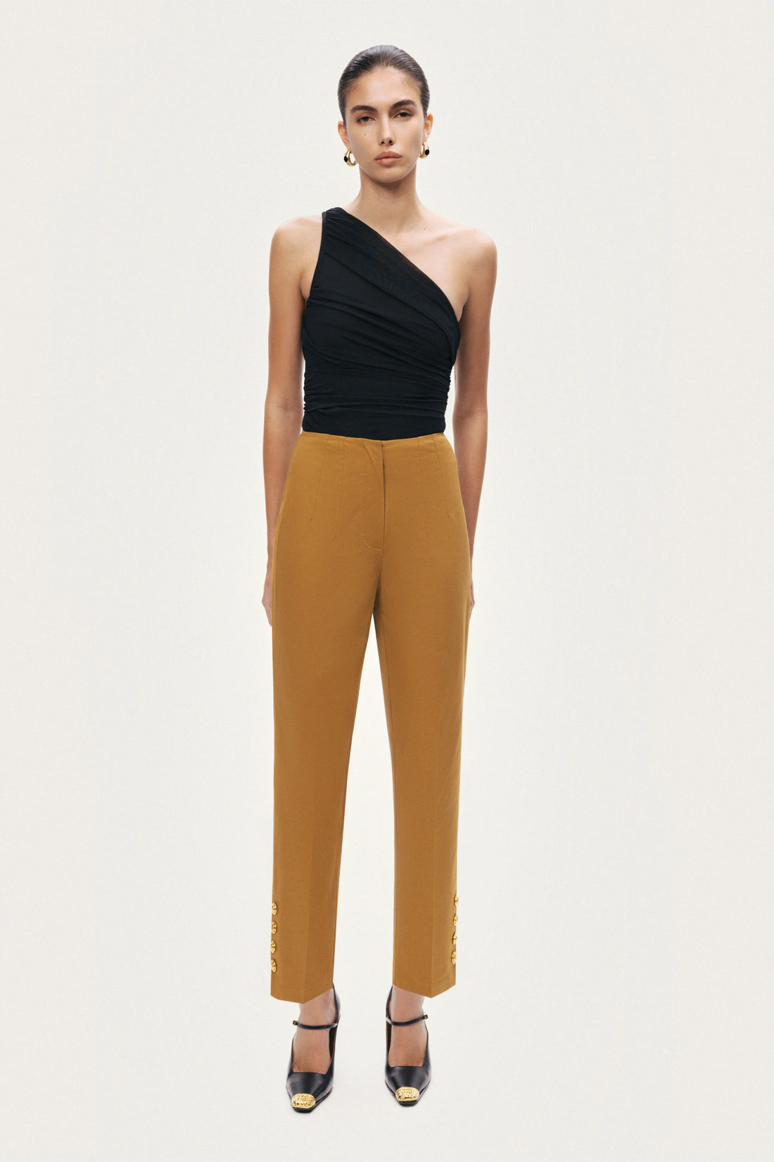 Tailored Ankle-Length Pants
