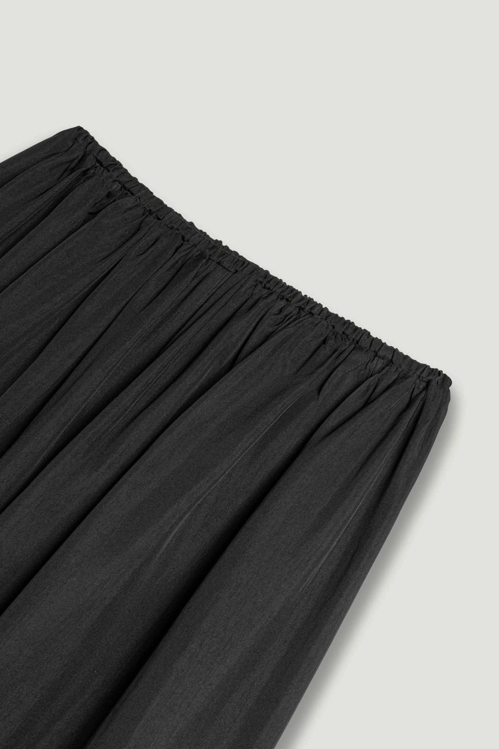 Elasticated Wide-Leg Pants